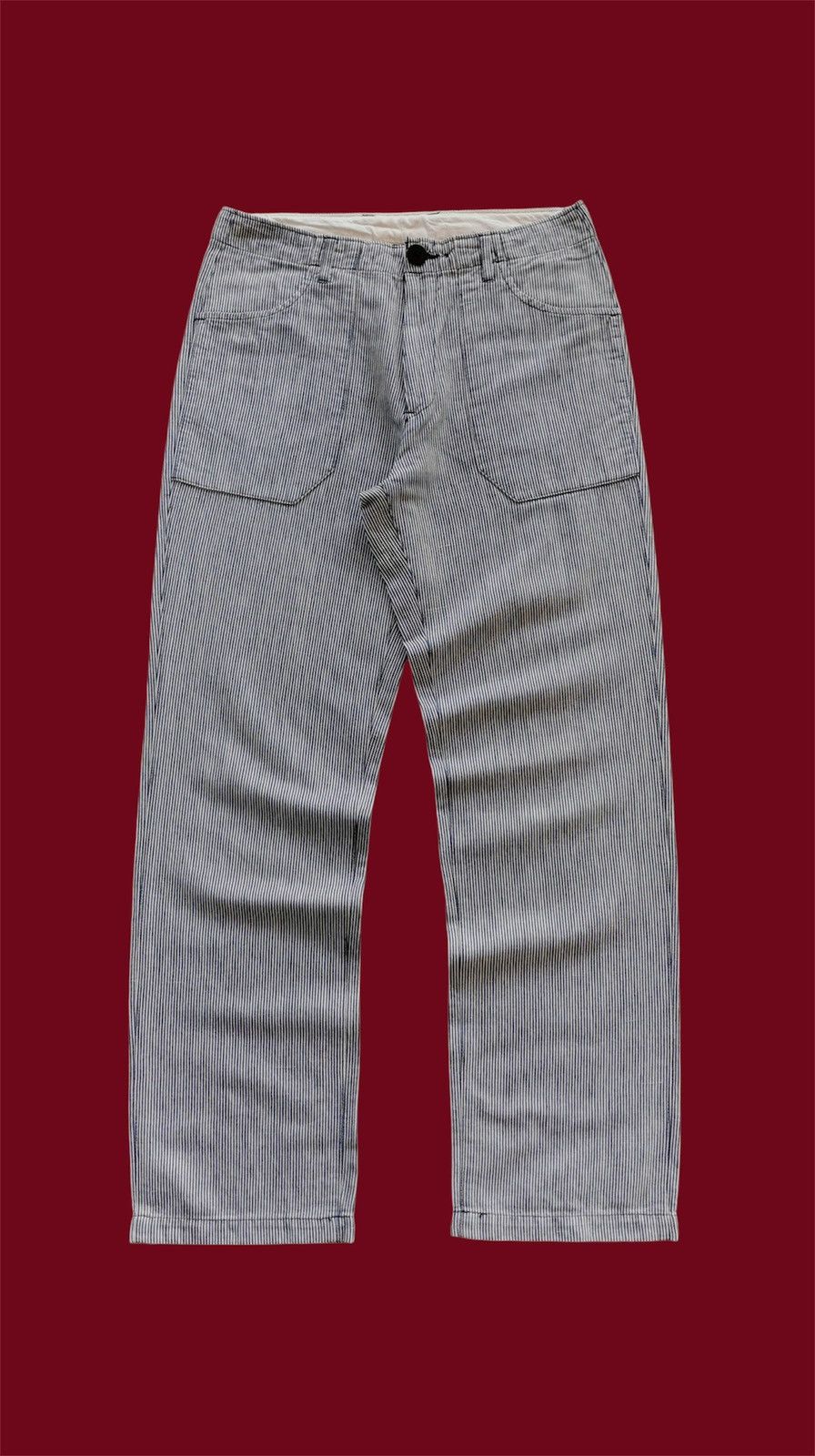 Journal Standard Hemp Journal Standard Pinstripe Patch Pocket Pants Size US 32 / EU 48 - 4 Thumbnail