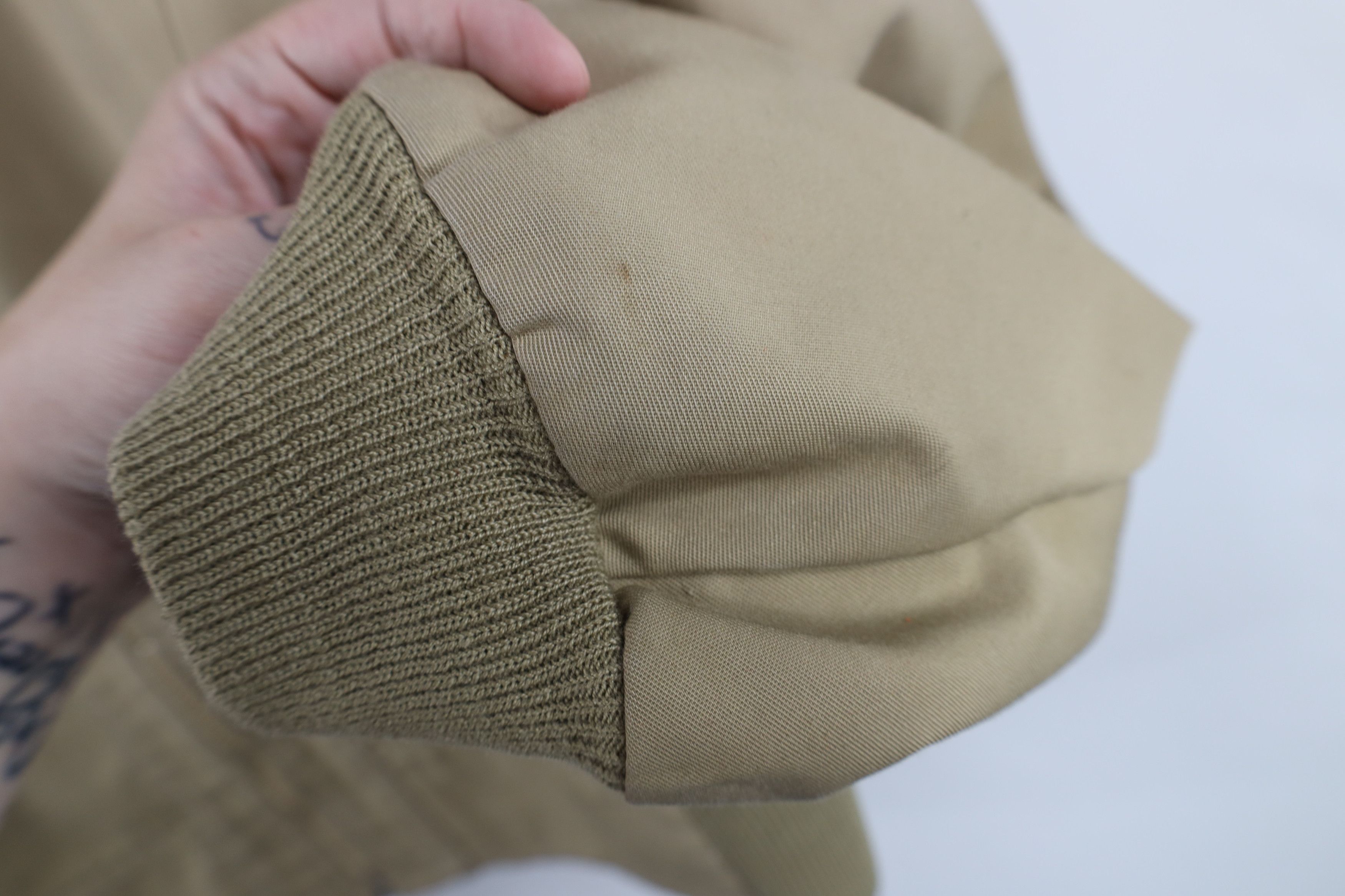 Members Only × Vintage Vintage 70s 80s Members Only Full Zip Bomber Jacket Beige Size US XXL / EU 58 / 5 - 7 Thumbnail
