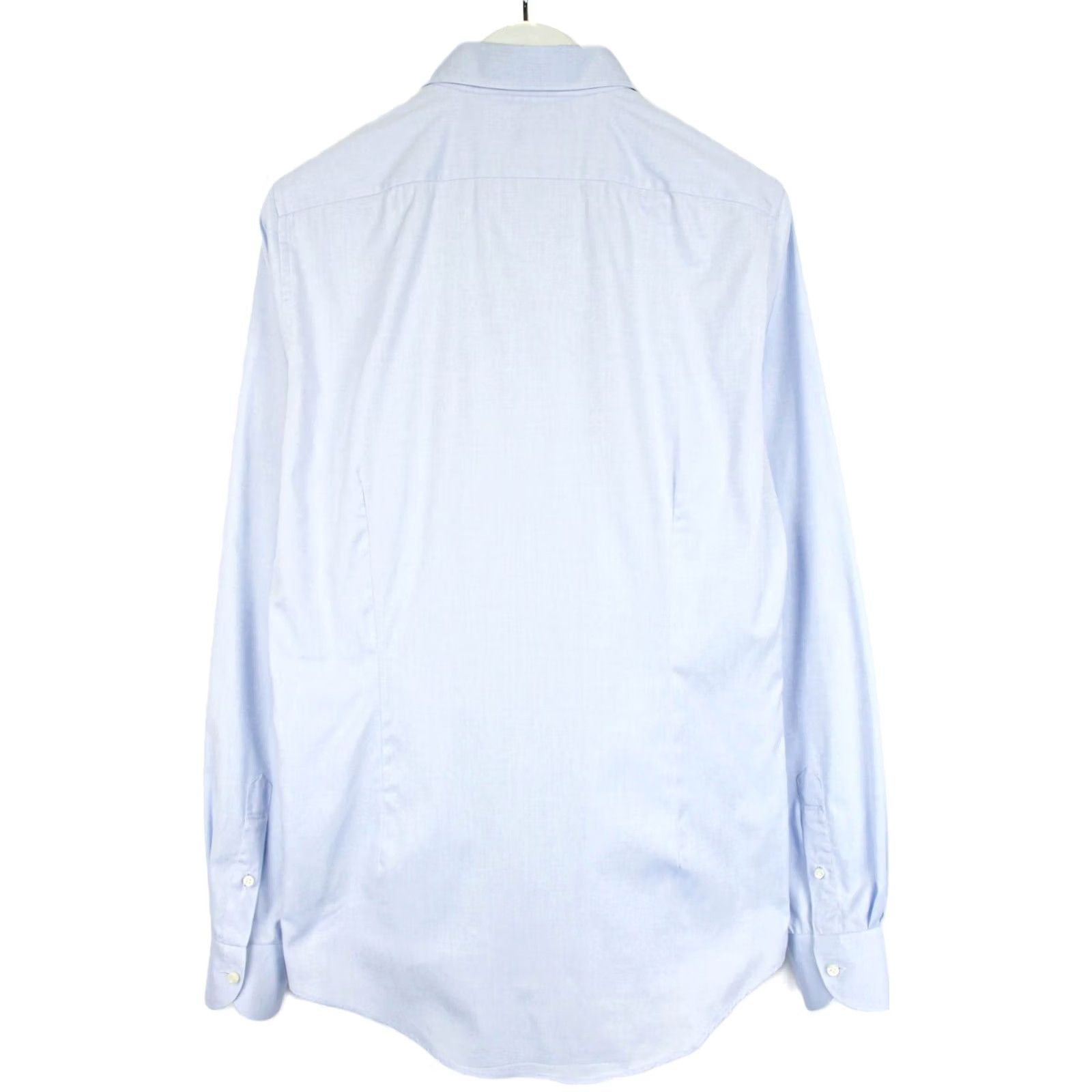 Suitsupply SUITSUPPLY Custom Made Extra Slim Fit Formal Shirt Men's 41L / 16L Cutaway Blue Size 42R - 2 Thumbnail