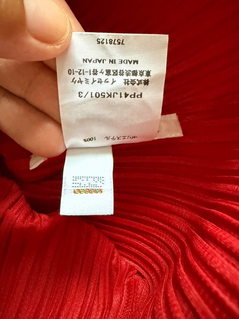 Other Issey Miyake size:3 Red pleated short-sleeved shirt Size S / US 4 / IT 40 - 5 Thumbnail
