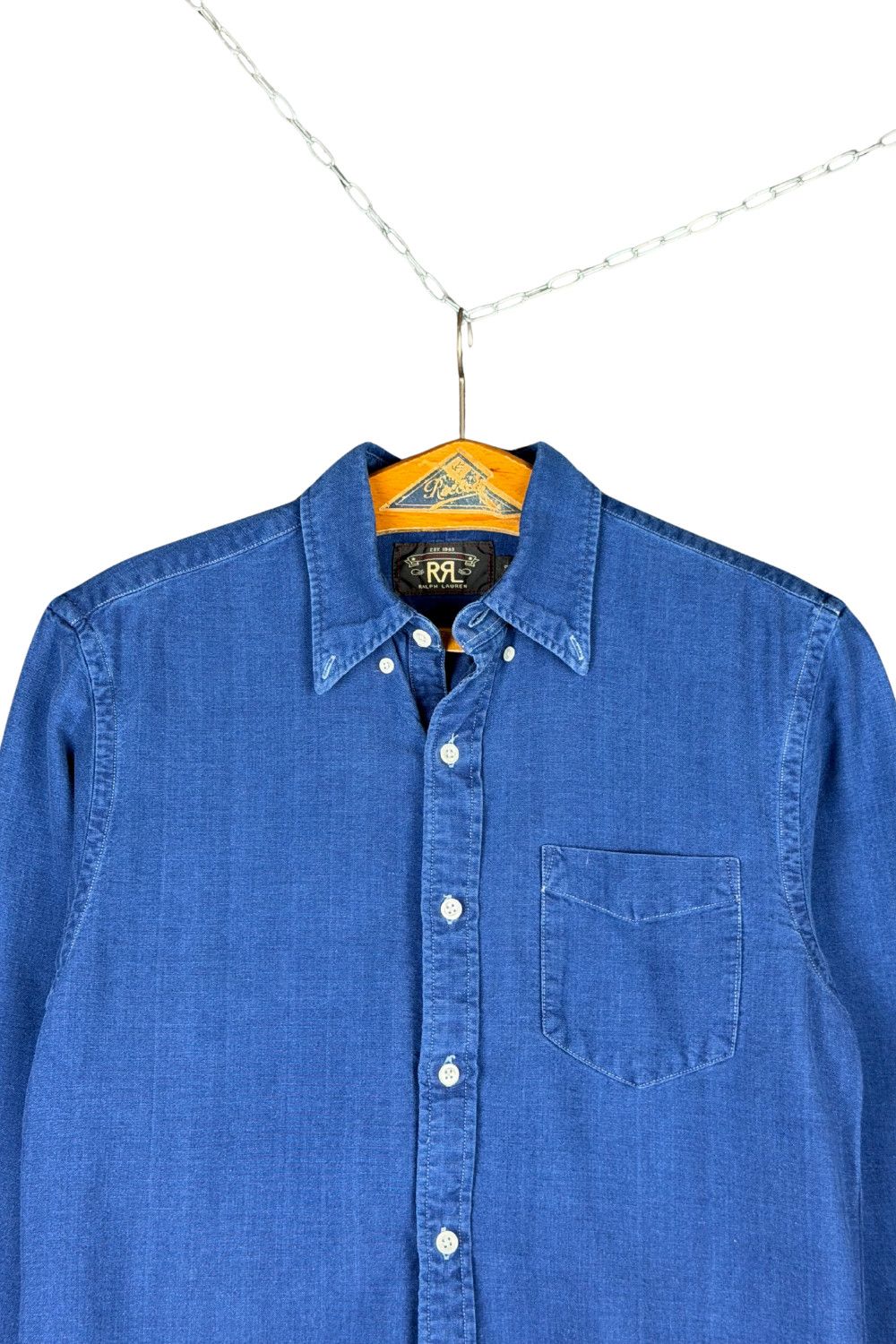 RRL Ralph Lauren SS13 RRL Indigo Work Shirt - Small Size US S / EU 44-46 / 1 - 3 Thumbnail