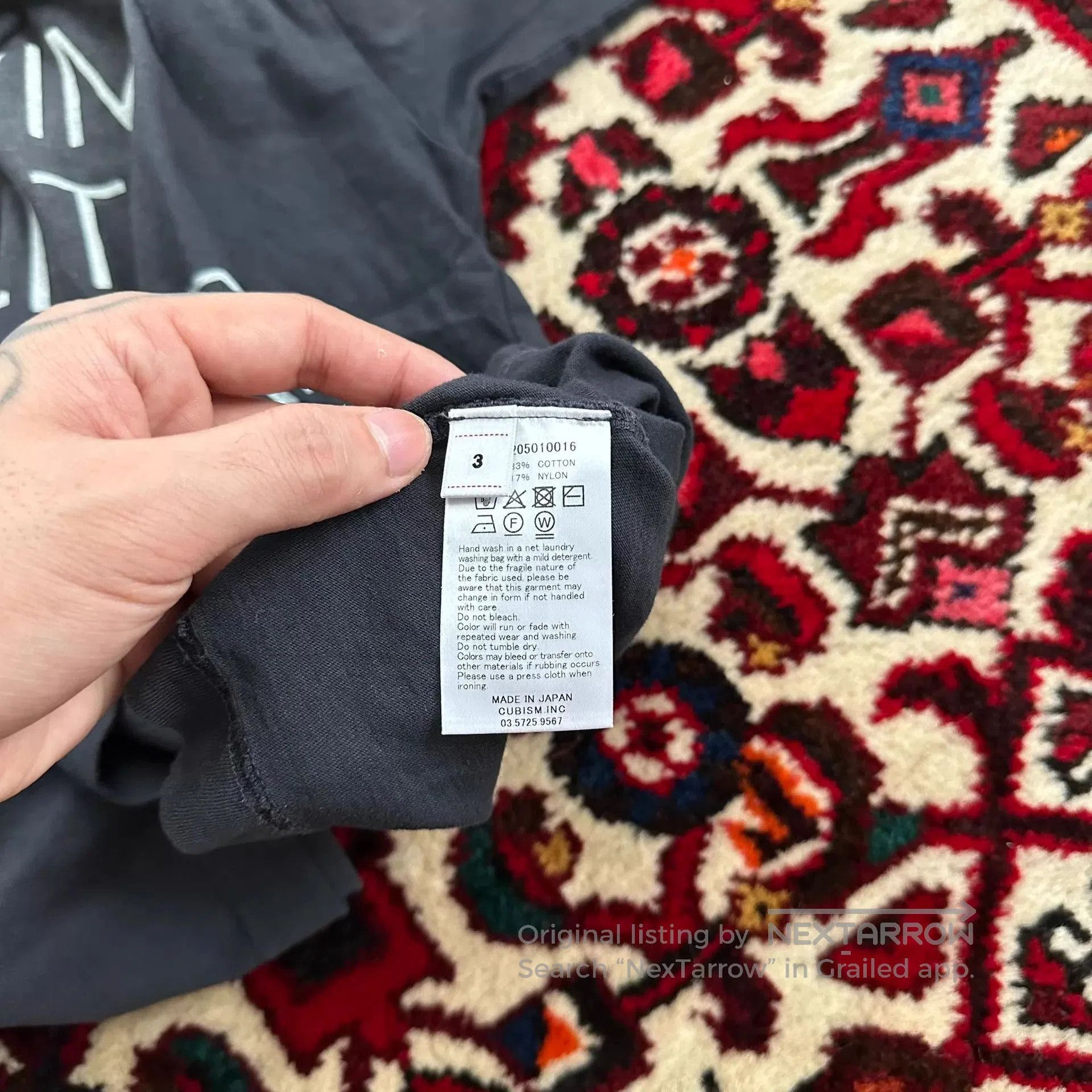 Visvim Black Graphic Short Sleeve T-Shirt. Size US L / EU 52-54 / 3 - 4 Thumbnail