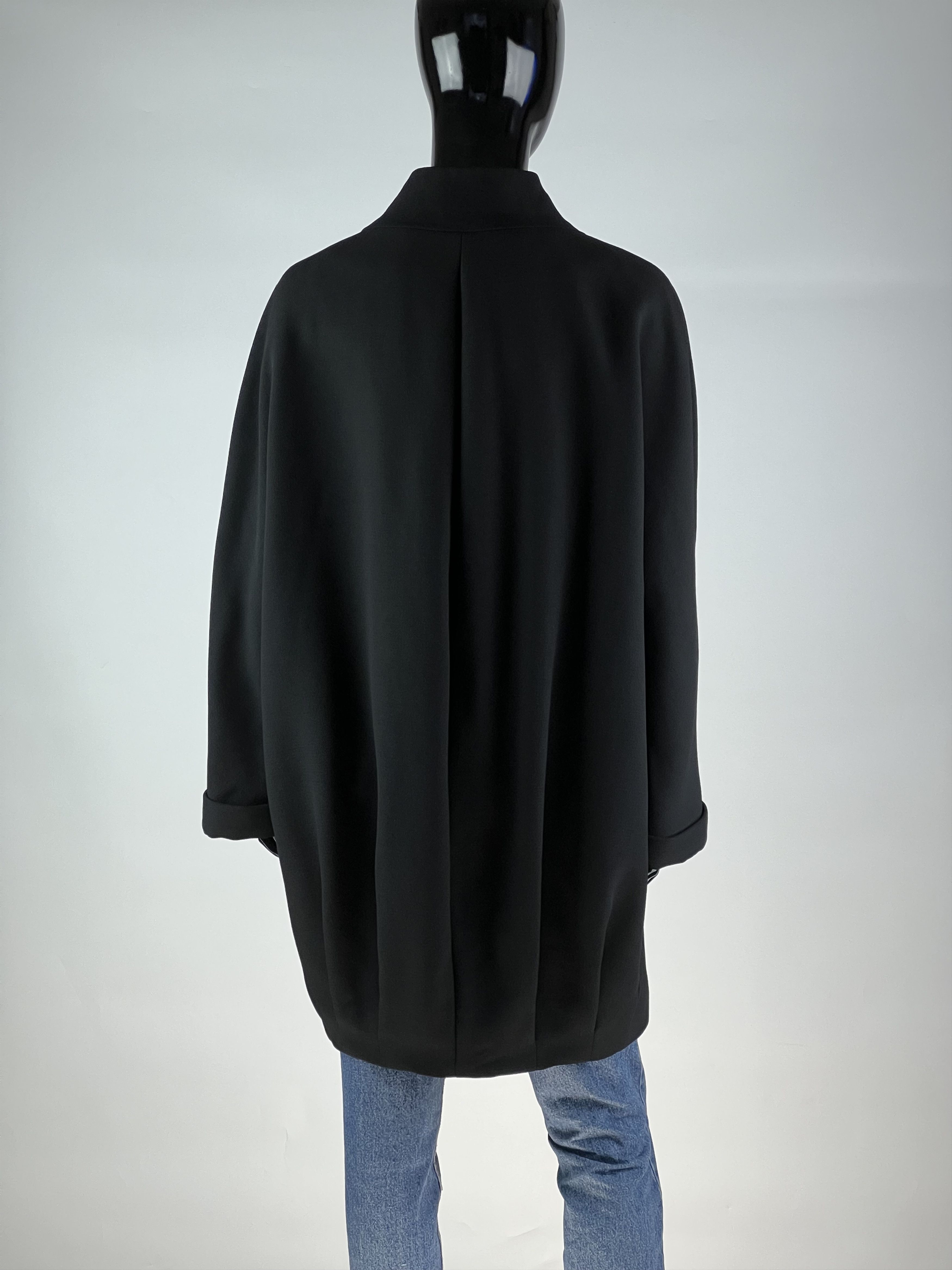 DOROTHEE SCHUMACHER Dorothee Schumacher Black Wool Coat Size M / US 6-8 / IT 42-44 - 5 Thumbnail