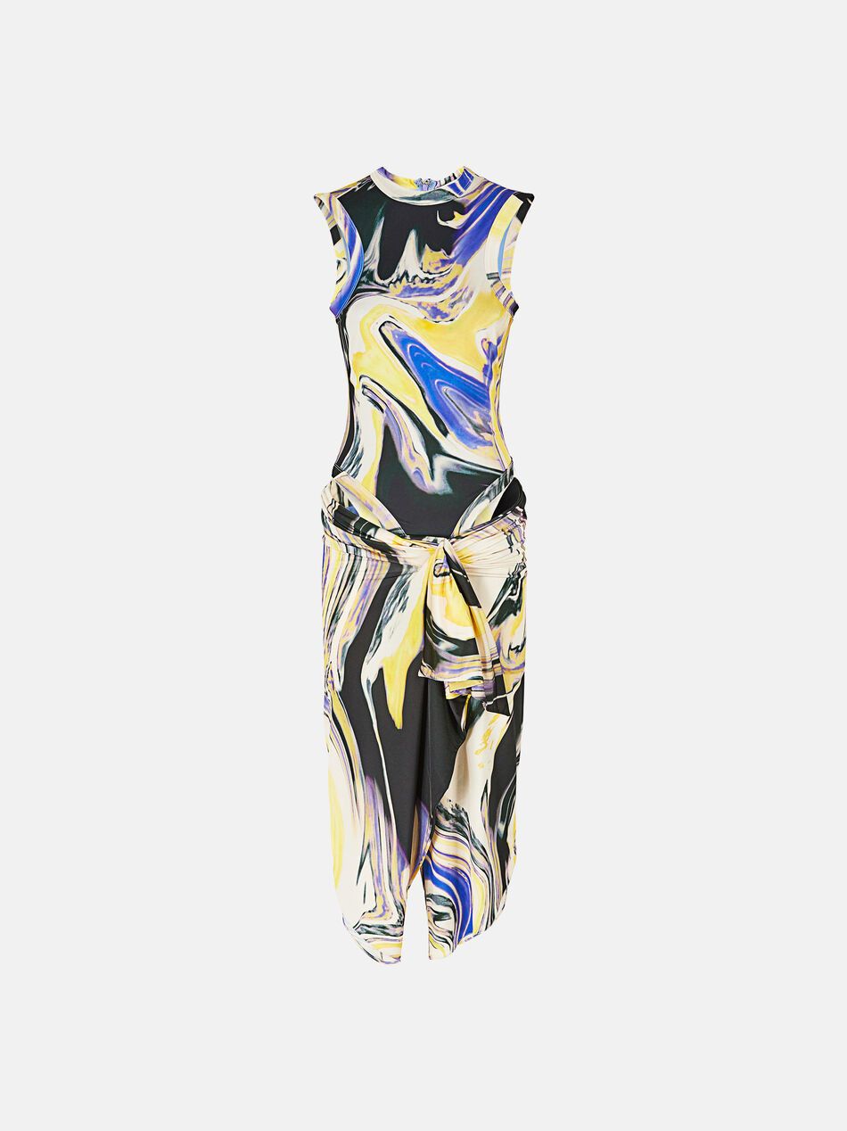 The Attico o1mle0525 Mirna Midi Dress in Multicolor Size M / US 6-8 / IT 42-44 - 1 Thumbnail