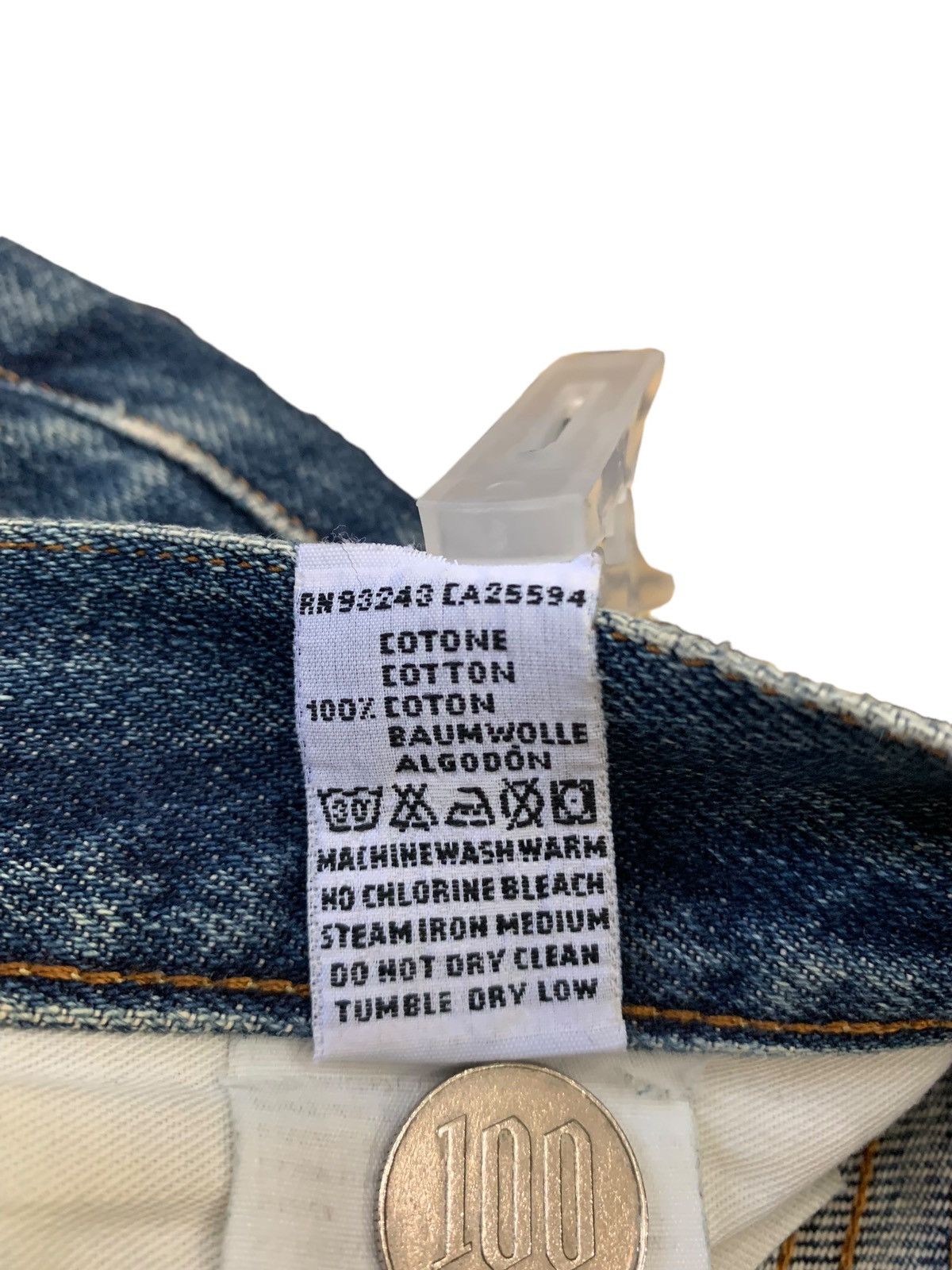 Diesel Diesel Industry Distressed Mod Fellow Denim Pants (AC9) Size US 26 / EU 42 - 15 Thumbnail