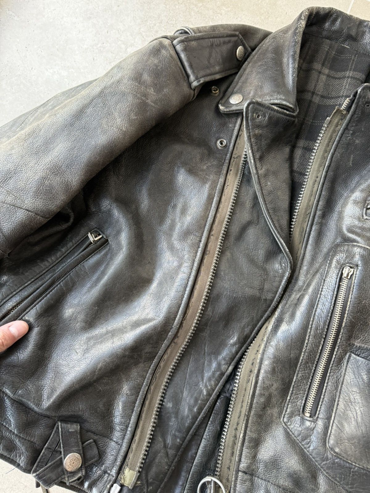Avirex Vintage 1996 Avirex Daytona to L.A. Tour Perfecto Jacket Size US L / EU 52-54 / 3 - 7 Thumbnail