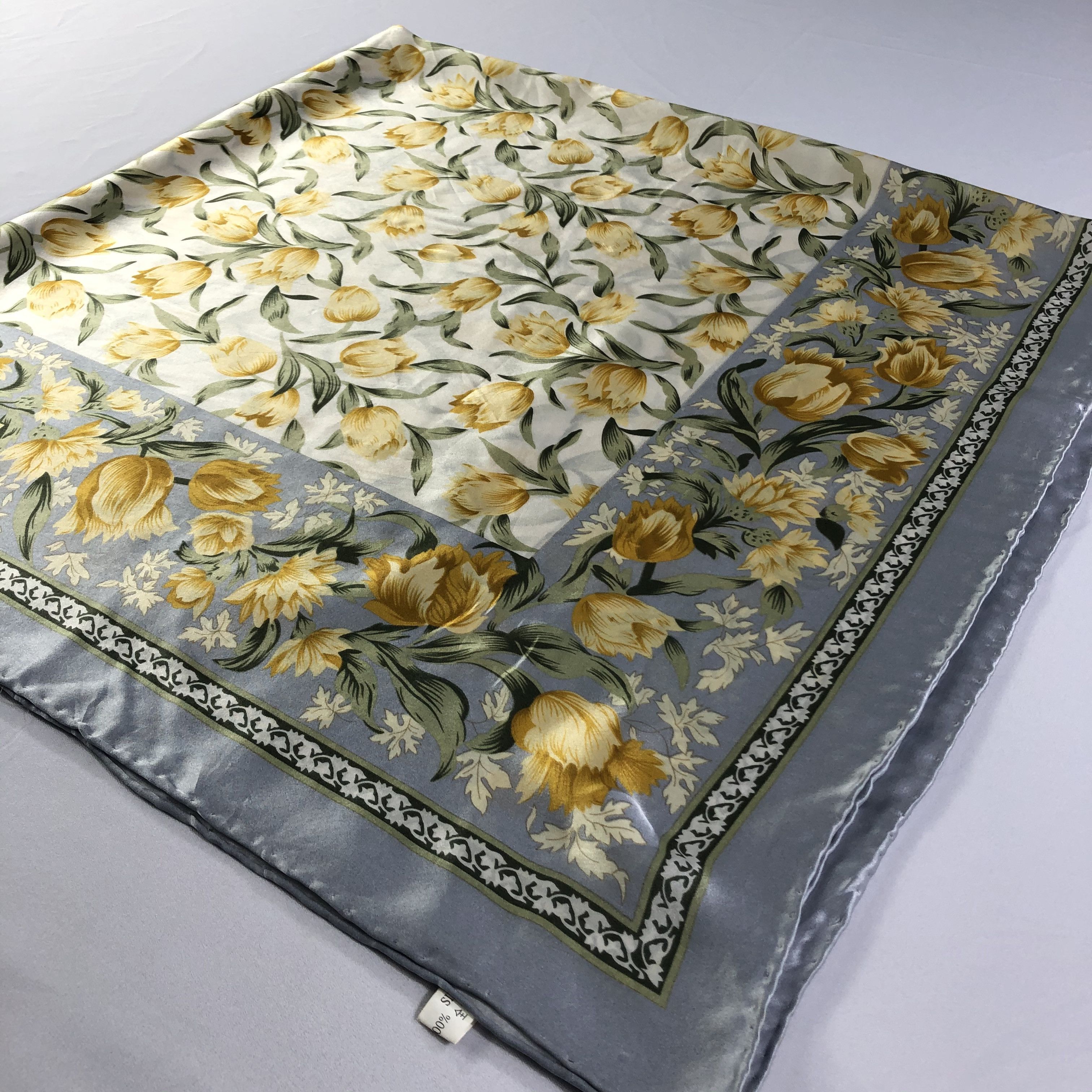 Vintage Vintage Silk Scarf Size ONE SIZE - 3 Thumbnail