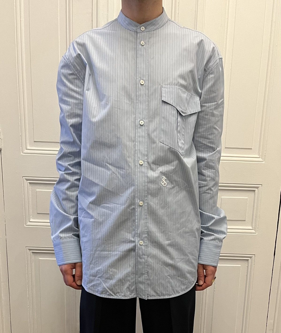 Jil Sander Jil Sander Wednesday stripe shirt Size US M / EU 48-50 / 2 - 1 Thumbnail