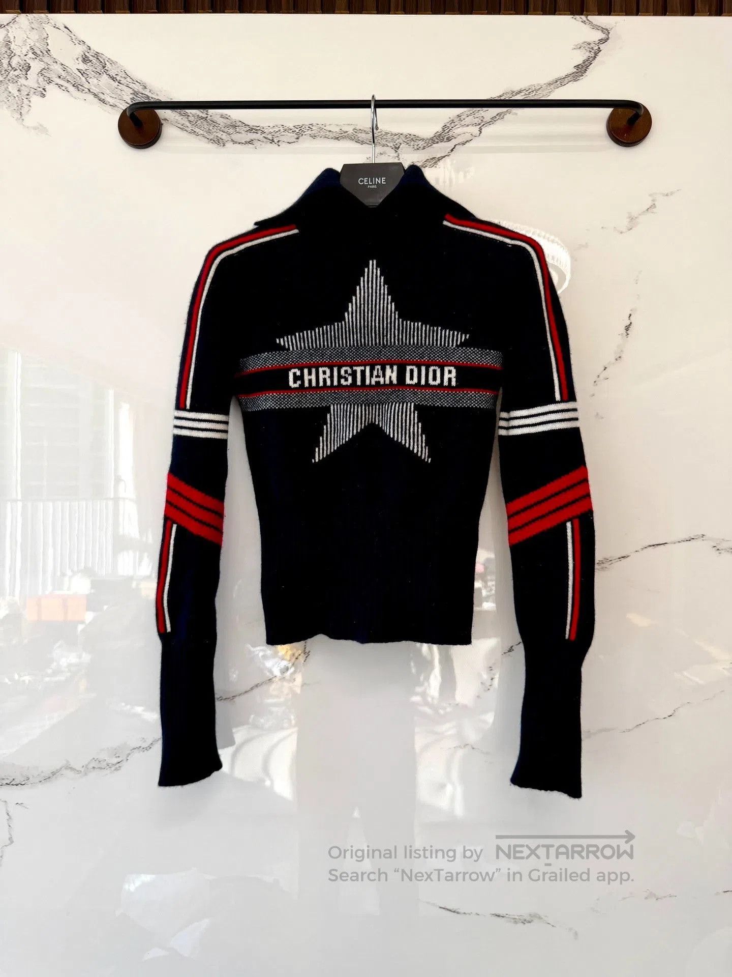 Dior dior star logo knitted sweater. Size US M / EU 48-50 / 2 - 1 Thumbnail