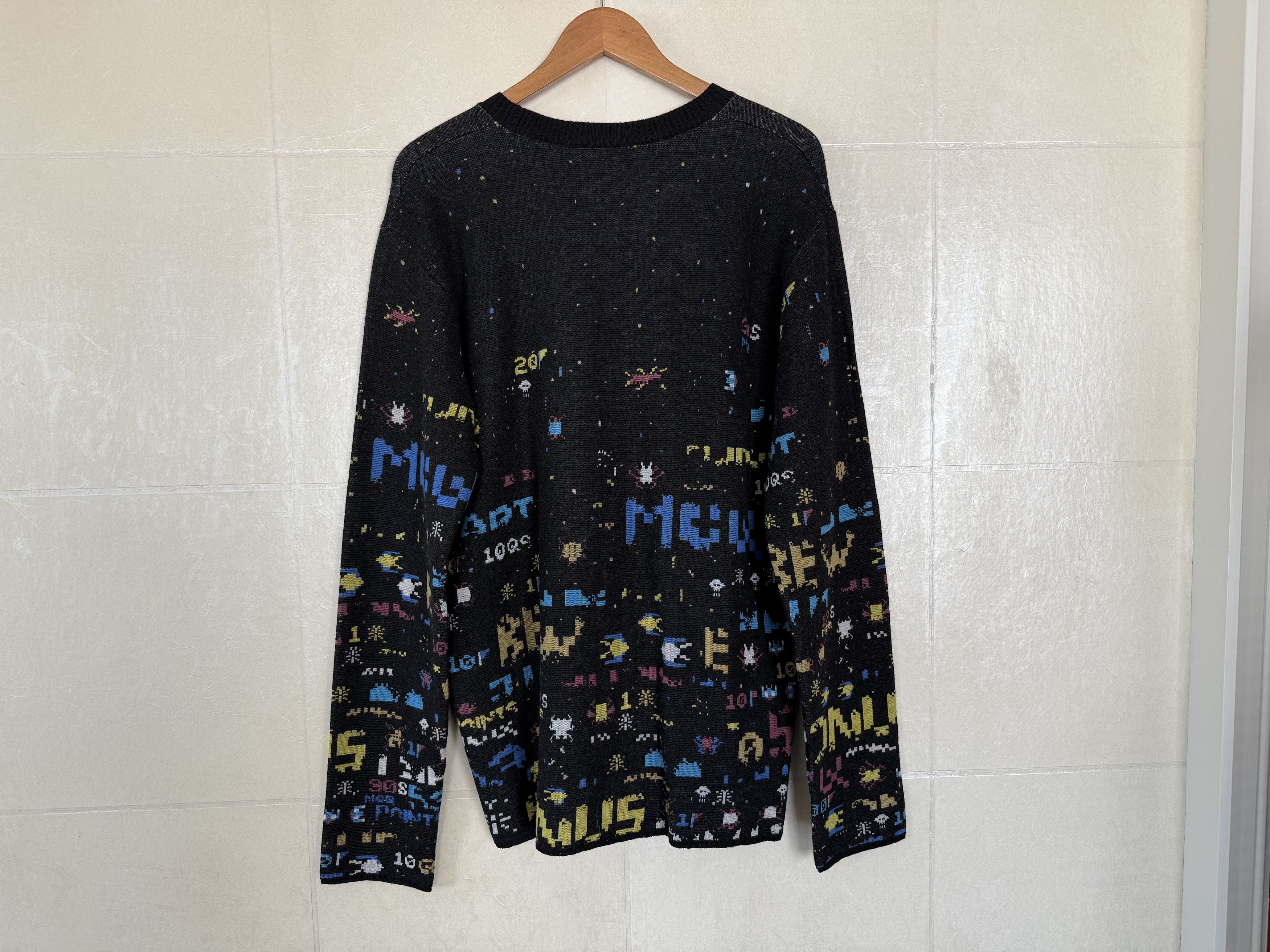 McQ Alexander McQueen MCQ Alexander McQueen Video Game Knit Sweater Size US L / EU 52-54 / 3 - 2 Thumbnail