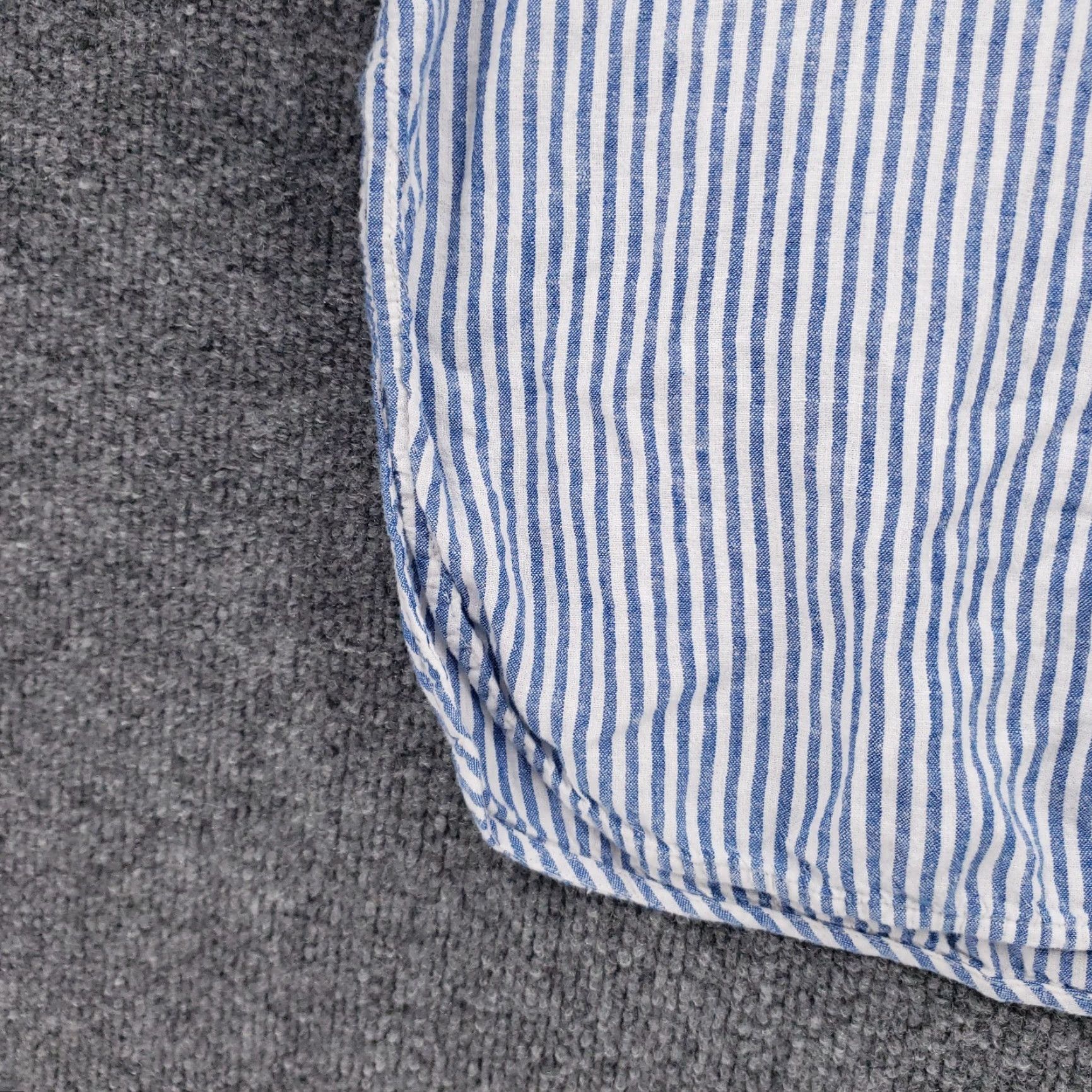 Old Navy Old Navy Shirt Womens XS Extra Small Blue Stripe Button Long Sleeve Size XS / US 0-2 / IT 36-38 - 4 Thumbnail