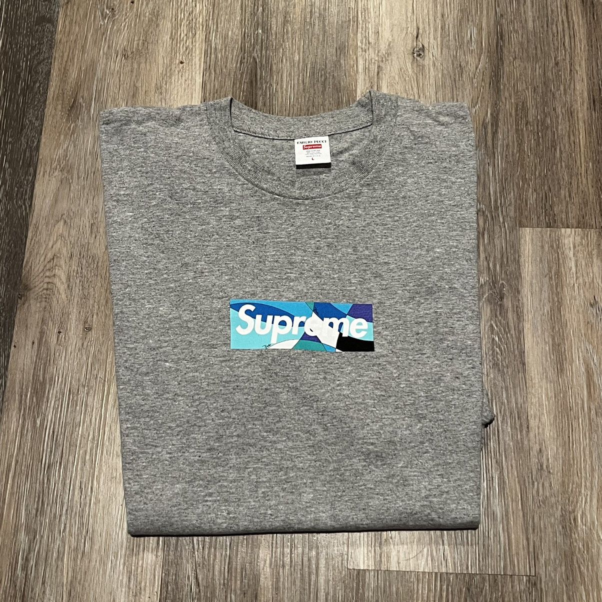 Hotsell SUPREME EMILIO PUCCI BOX LOGO TEE HEATHE