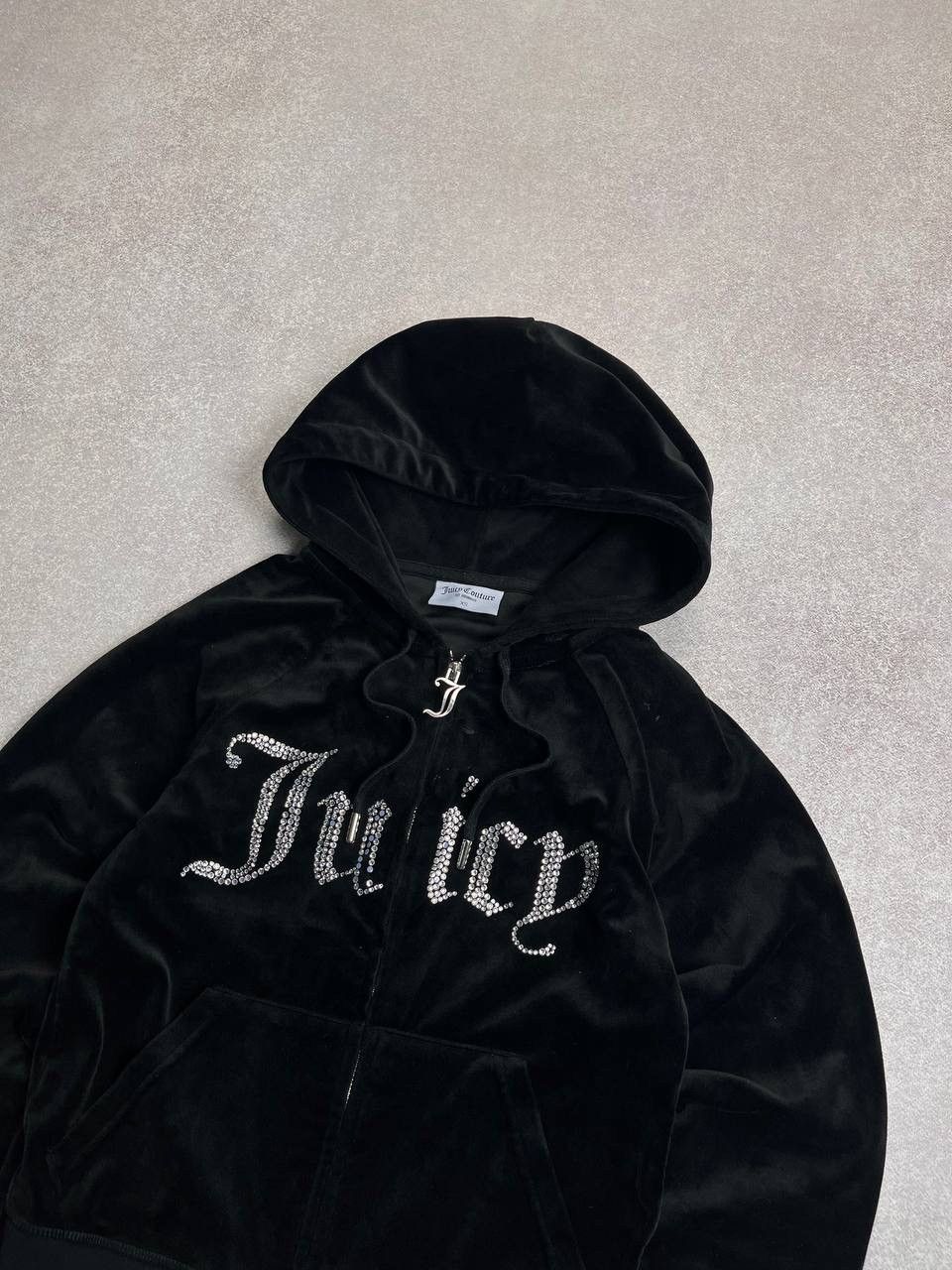 Juicy Couture Vintage Juicy Couture Big Logo Zip Hoodie Y2K XS Size XS / US 0-2 / IT 36-38 - 2 Thumbnail