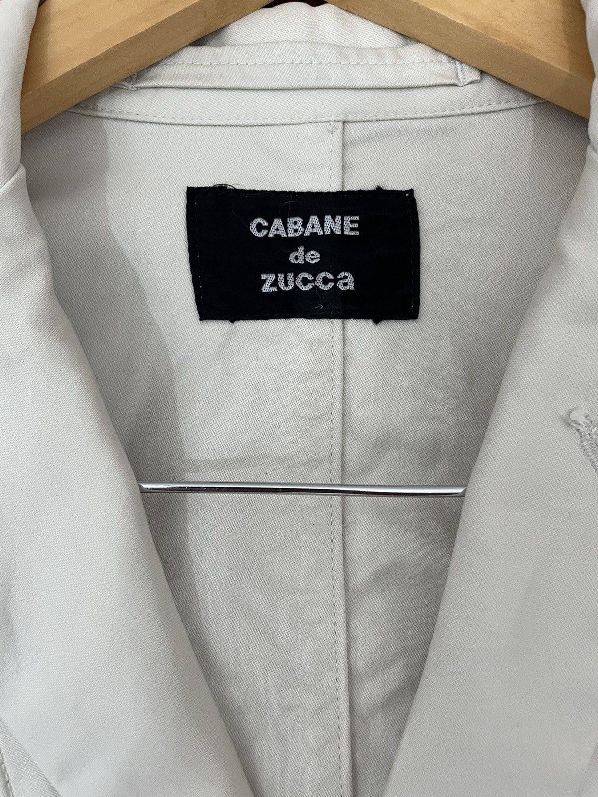 CABANE de ZUCCa CABANE DE ZUCCA CREAM BLAZER JACKET Size US M / EU 48-50 / 2 - 4 Thumbnail