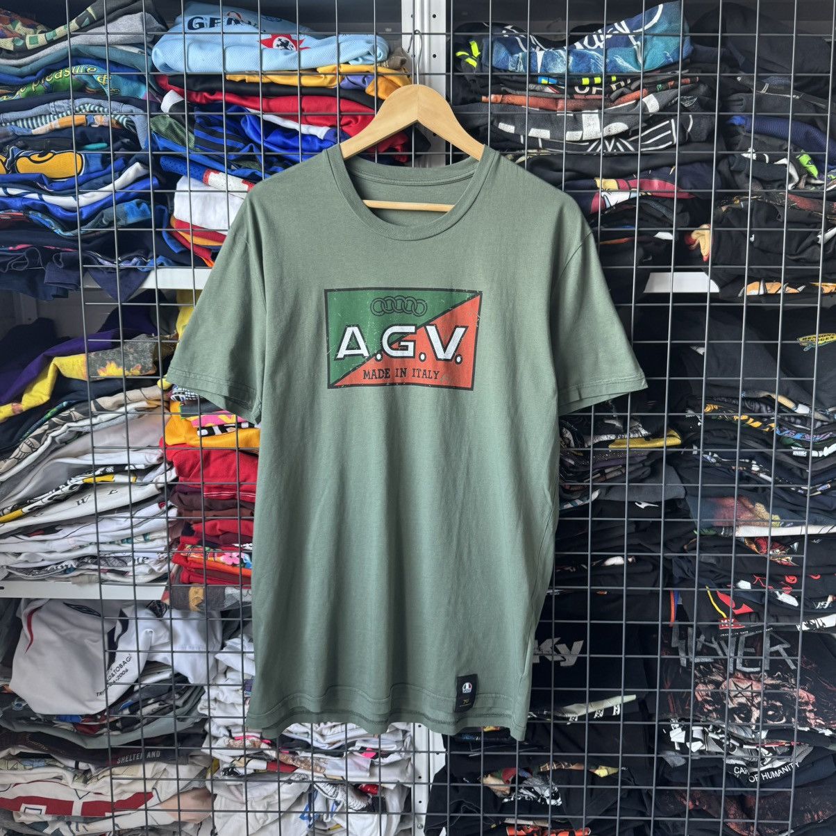 Audi AGV Motorcycle Brand T-shirt Size US XXL / EU 58 / 5 - 1 Thumbnail