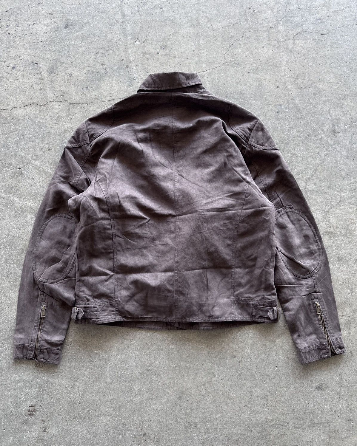 Japanese Brand MNG Man Assymmetrical Riders Jacket Size US XL / EU 56 / 4 - 7 Thumbnail