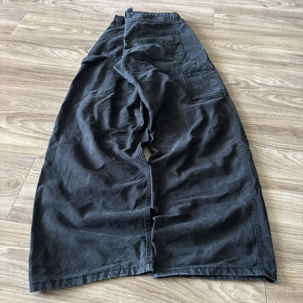 Vintage Crazy Vintage Y2K/2000s Baggy Black Streetwear Skater Carpenter Pants! 32x32 Size US 32 / EU 48 - 4 Thumbnail