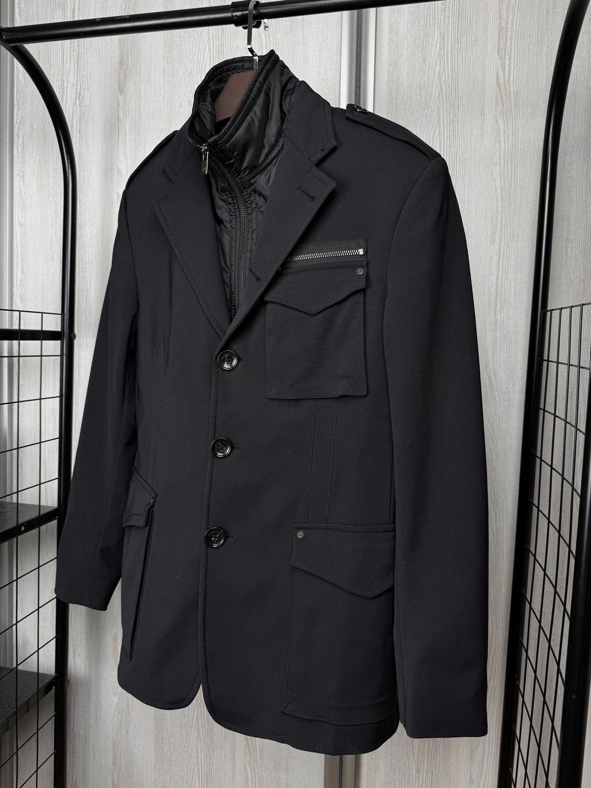 Montecore Montecore black nylon cotton lined jacket blazer sz 48 Size US M / EU 48-50 / 2 - 6 Thumbnail