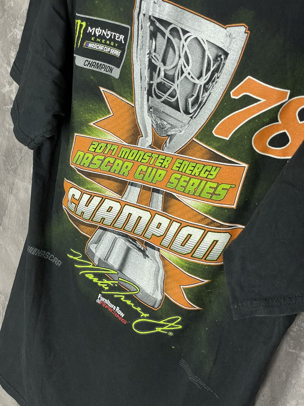 NASCAR × Vintage Crazy Y2K Monster Energy NASCAR Cup Series graphic tee Size US S / EU 44-46 / 1 - 9 Thumbnail