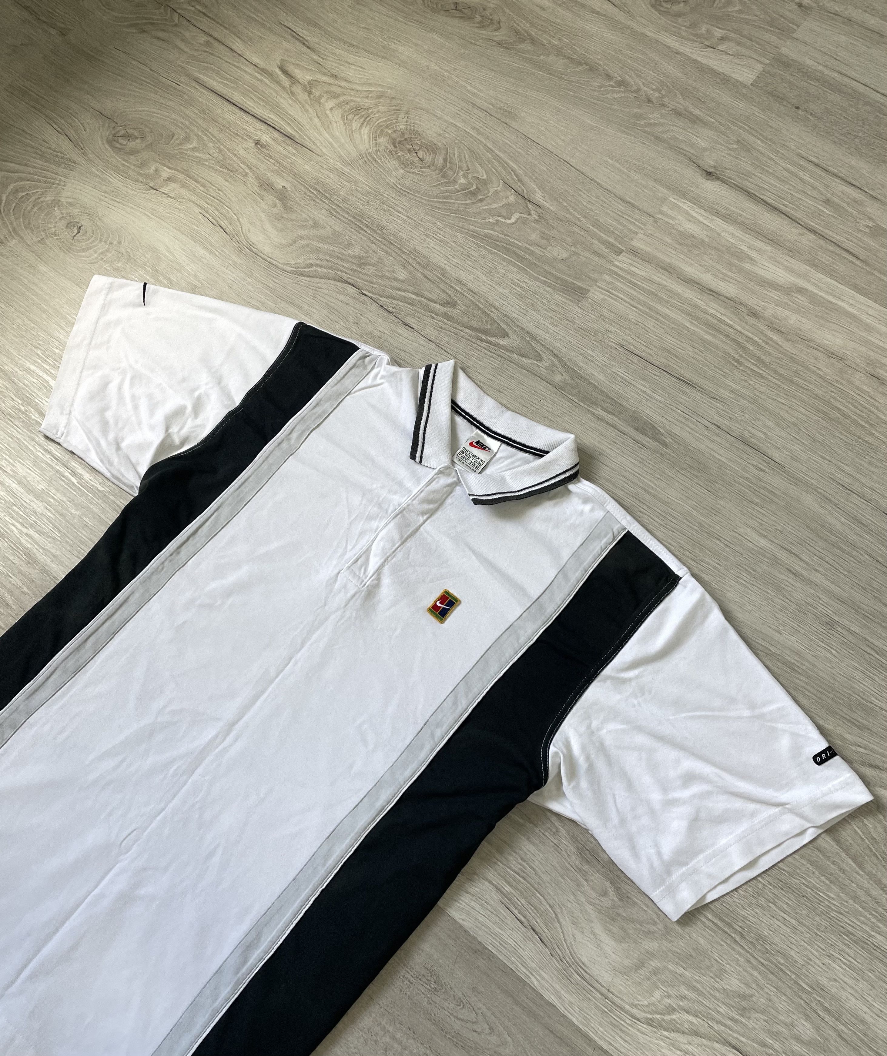 Pre-owned Nike X Vintage Men's Polo Nike Golf Court In White