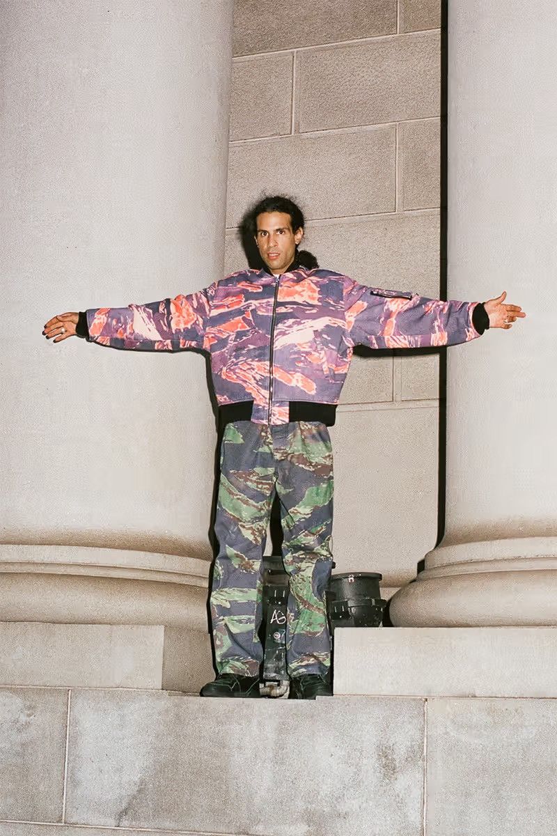 【ぱーまん】stussy×LUCIEN TIGRIS CANVAS Stussy Lucien Smith Tigris Canvas Big Ol Jeans Tiger Camo Pants