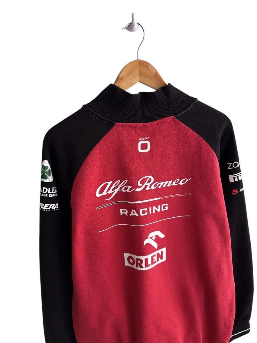 Vintage Vintage Alpha Romeo Orlen Racing Team 1/4 Zip Sweatshirt Size US XL / EU 56 / 4 - 11 Thumbnail