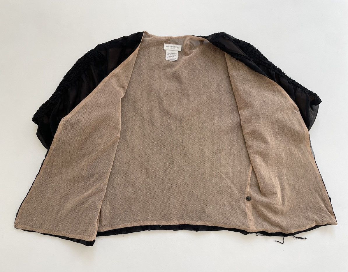 Dries Van Noten Embroidered Floral Sequin Mesh Top Size M / US 6-8 / IT 42-44 - 12 Thumbnail