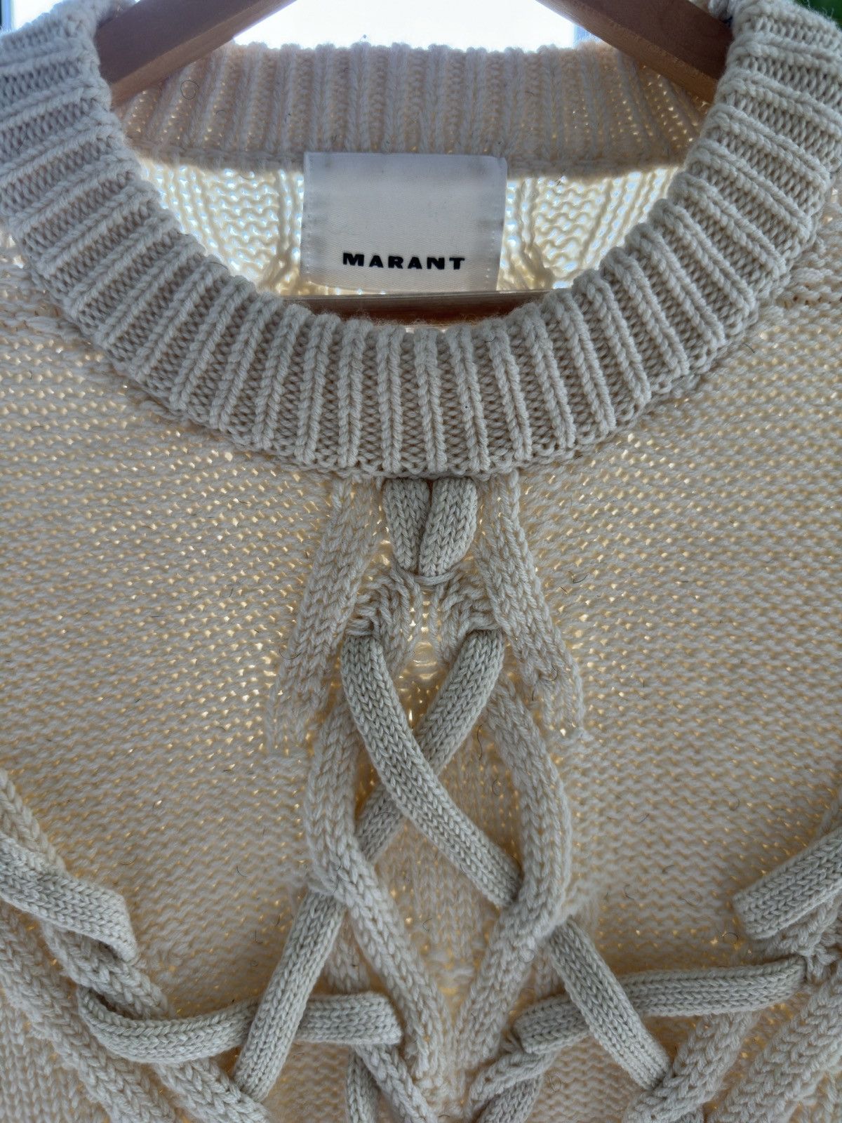 Isabel Marant Isabel Marant Off-White Cashmere Knitted Sweater Size US XL / EU 56 / 4 - 7 Thumbnail