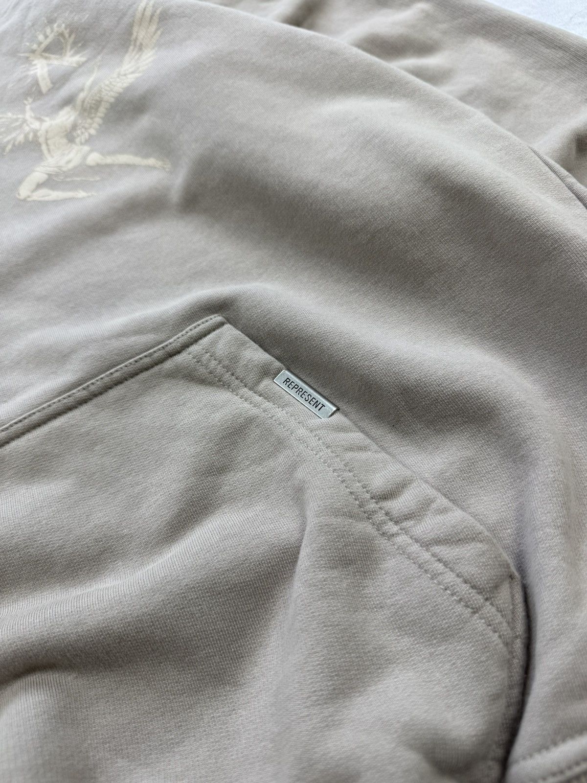 Represent Clo. Represent by Endurace Wecoquer Beige Baggy Hoodie Size US S / EU 44-46 / 1 - 5 Thumbnail