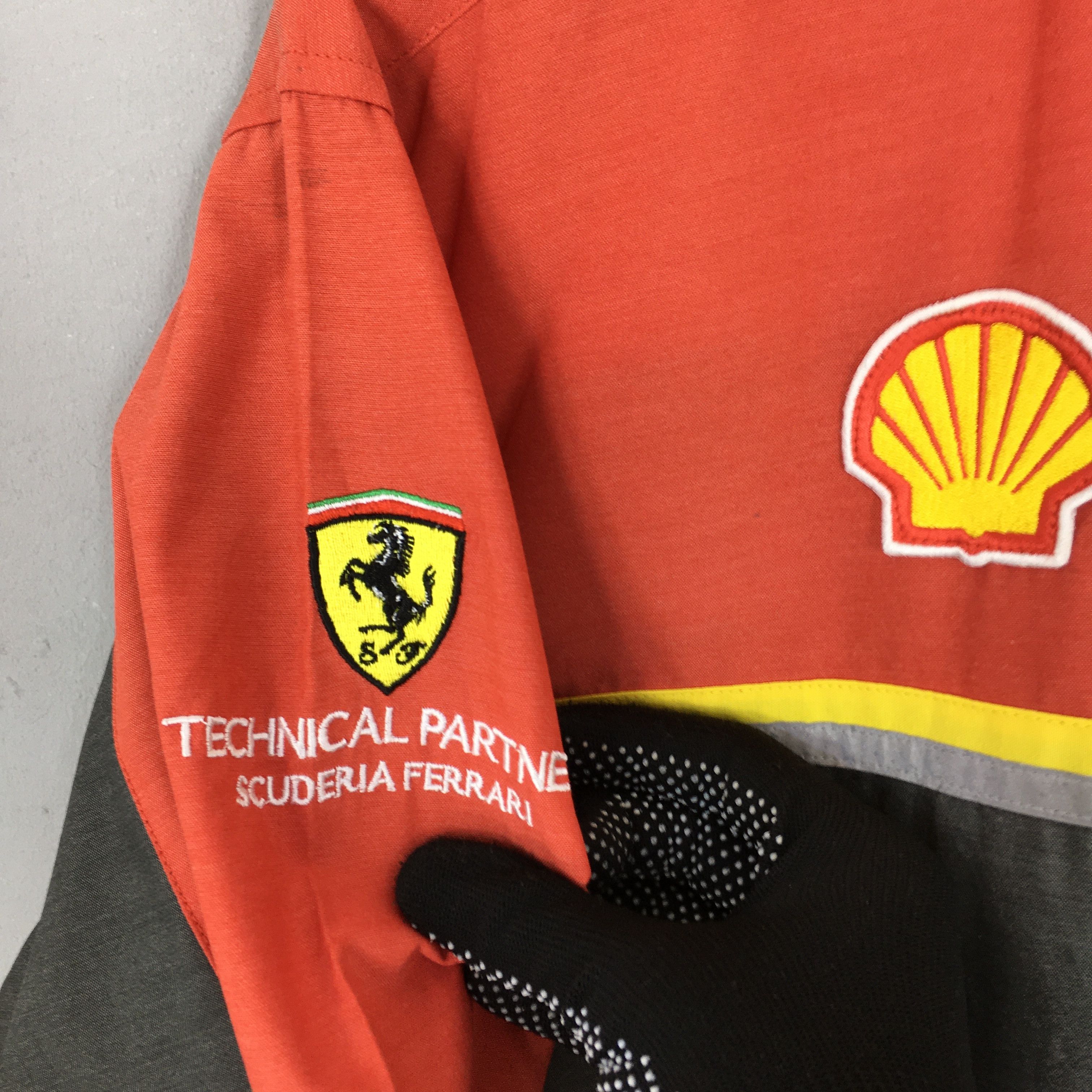 Ferrari Vintage Shell Helix Workers Shirt XLarge Size US XL / EU 56 / 4 - 4 Thumbnail