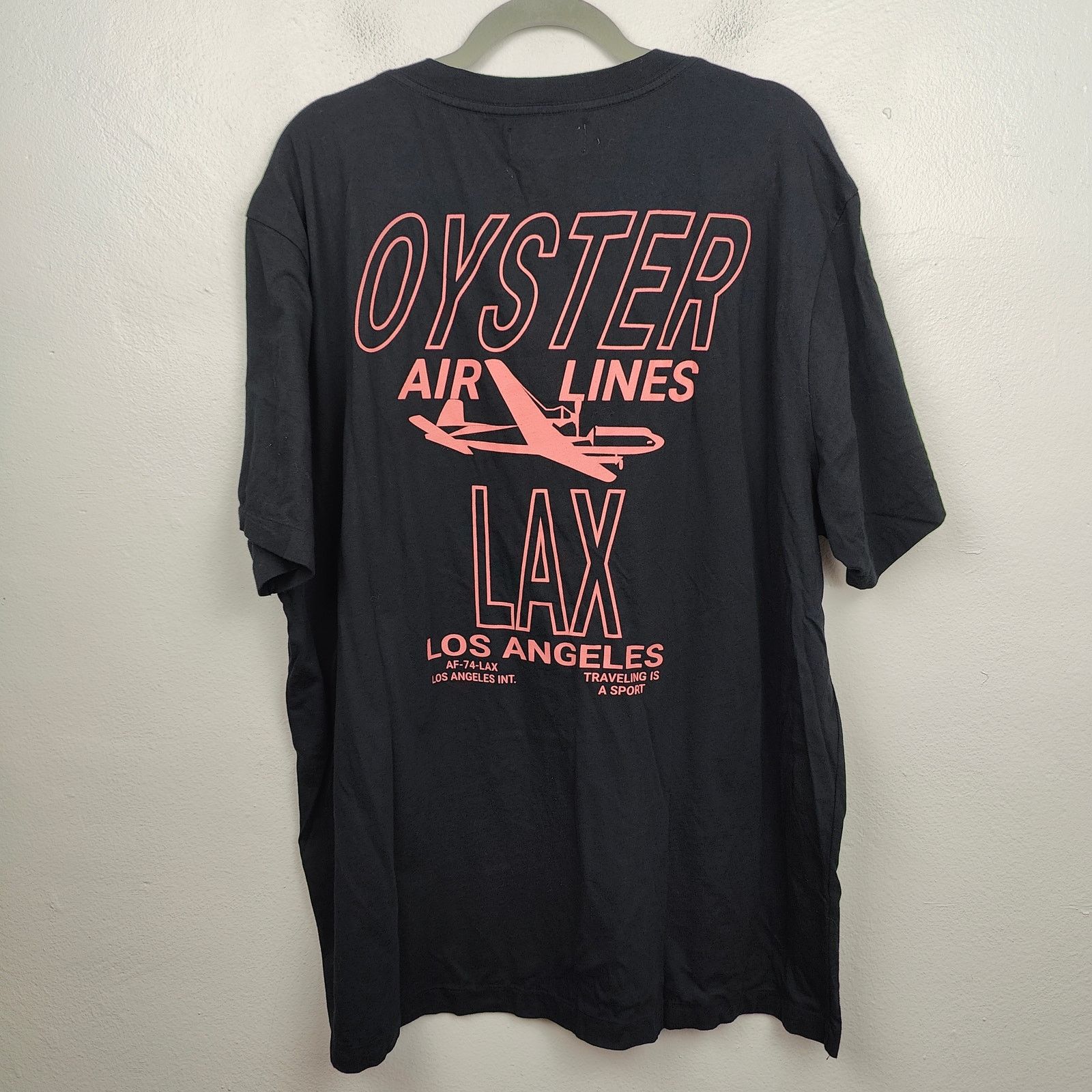 Other Oyster Holdings Layering Tee Mens 2XL Black Graphic T-Shirt Size US XXL / EU 58 / 5 - 4 Thumbnail