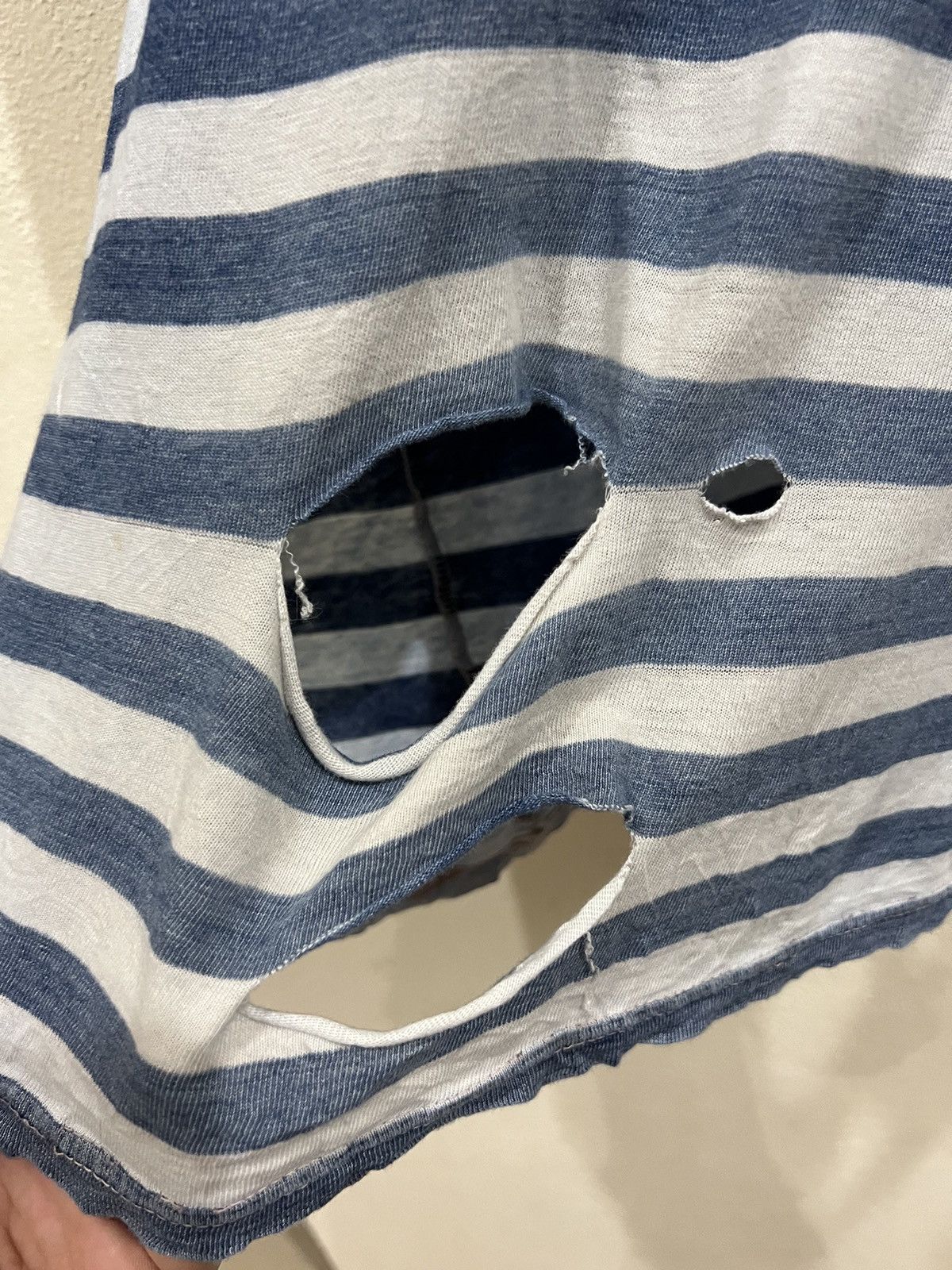 Full Count & Co. Full Count Striped Single Pocket Tshirt Size US L / EU 52-54 / 3 - 5 Thumbnail