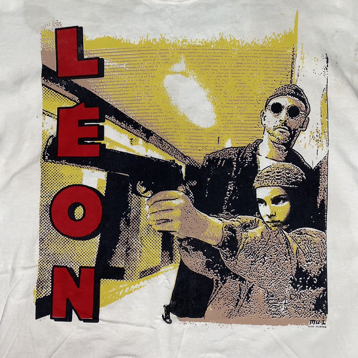 Vintage LEON THE PROFESSIONAL HANDPRINT Size US XXL / EU 58 / 5 - 3 Thumbnail
