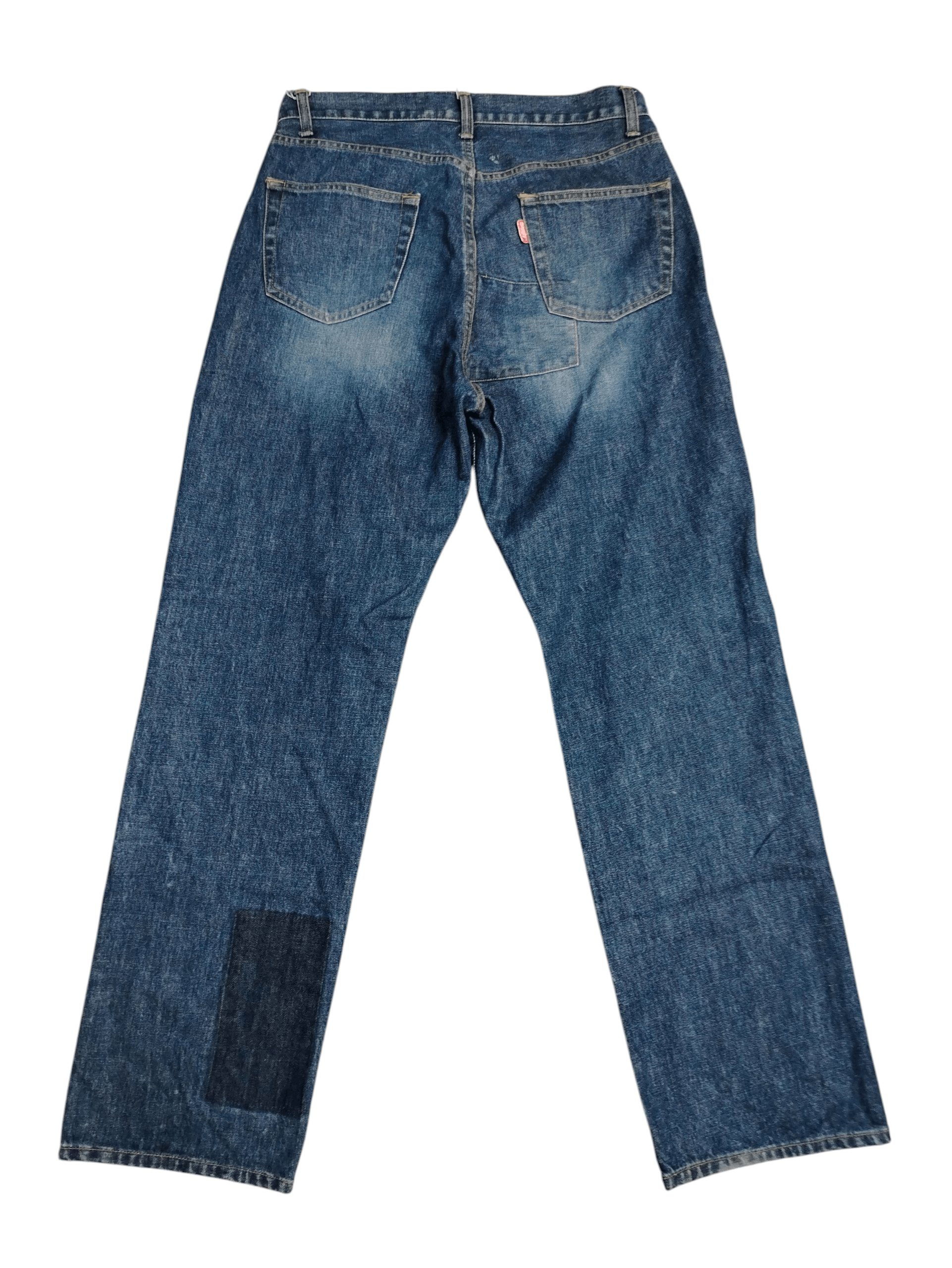 Japanese Brand Japanese brand GIGGLY Patchwork jeans Size US 32 / EU 48 - 2 Thumbnail