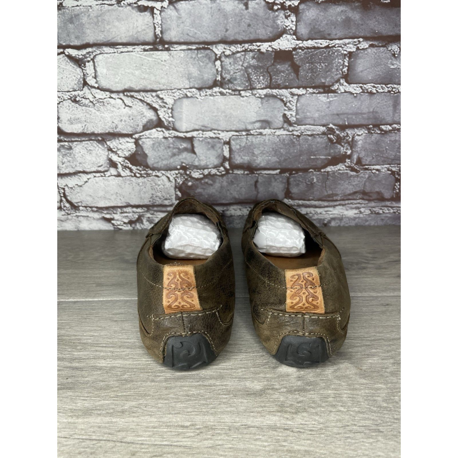 Olukai Olukai Akepa Moc Brown Leather Boat Slip On Moccasin Loafer Size US 9 / EU 42 - 4 Thumbnail