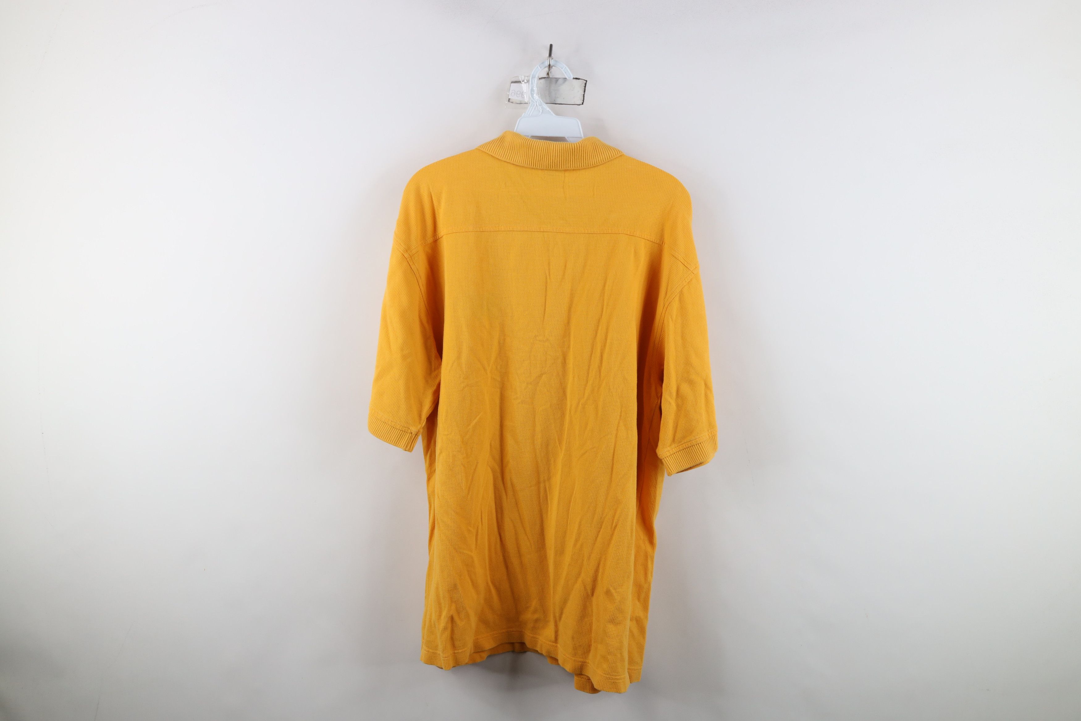 Vintage Vintage 90s University of Michigan Thermal Knit Golf Polo Size US M / EU 48-50 / 2 - 10 Thumbnail