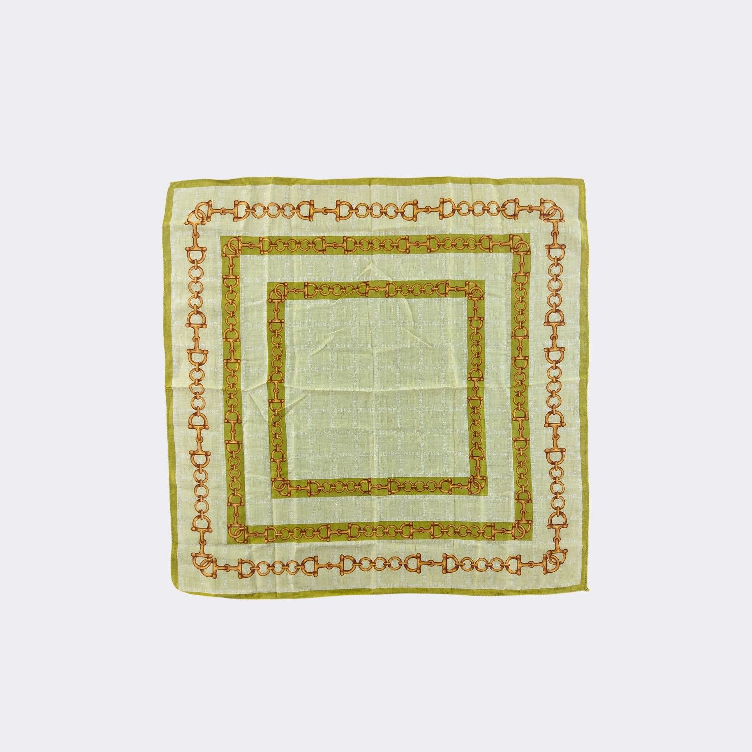 Celine Vintage Celine Handkerchief Neckerchief Bandana H112E Size ONE SIZE - 2 Thumbnail