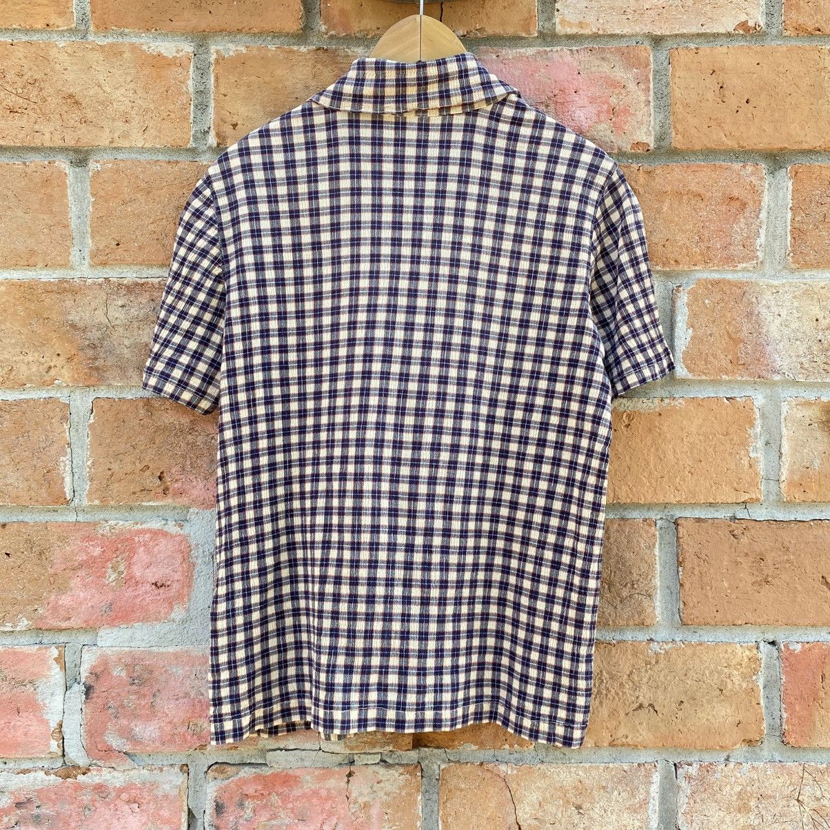 Tsumori Chisato Tsumori Chisato Vintage Plaid Button-Up Pleated Shirt Size M / US 6-8 / IT 42-44 - 2 Thumbnail