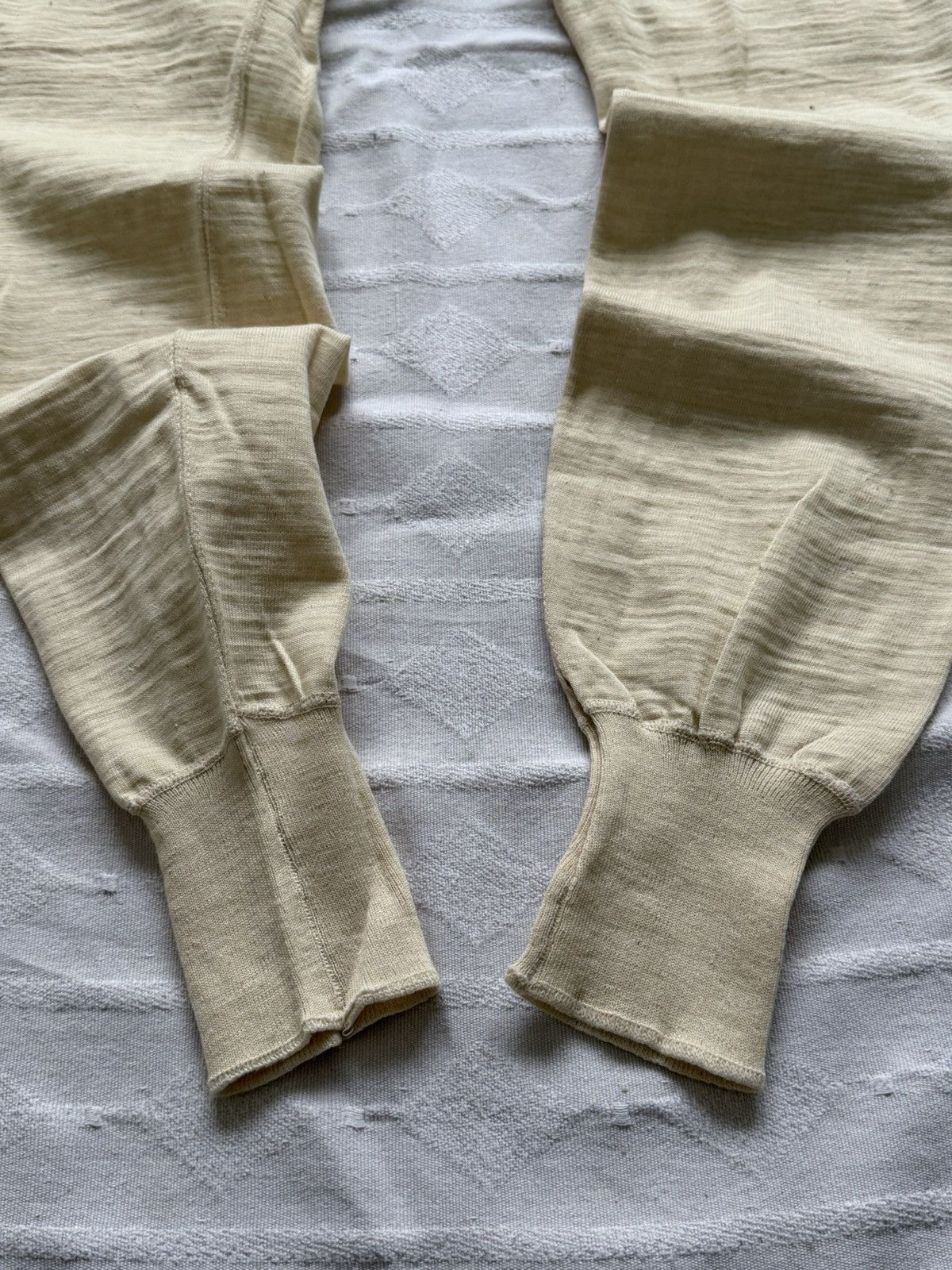 Vintage Vintage 1951 Dated French Military Underwear Thermal Pants Size US 32 / EU 48 - 2 Thumbnail