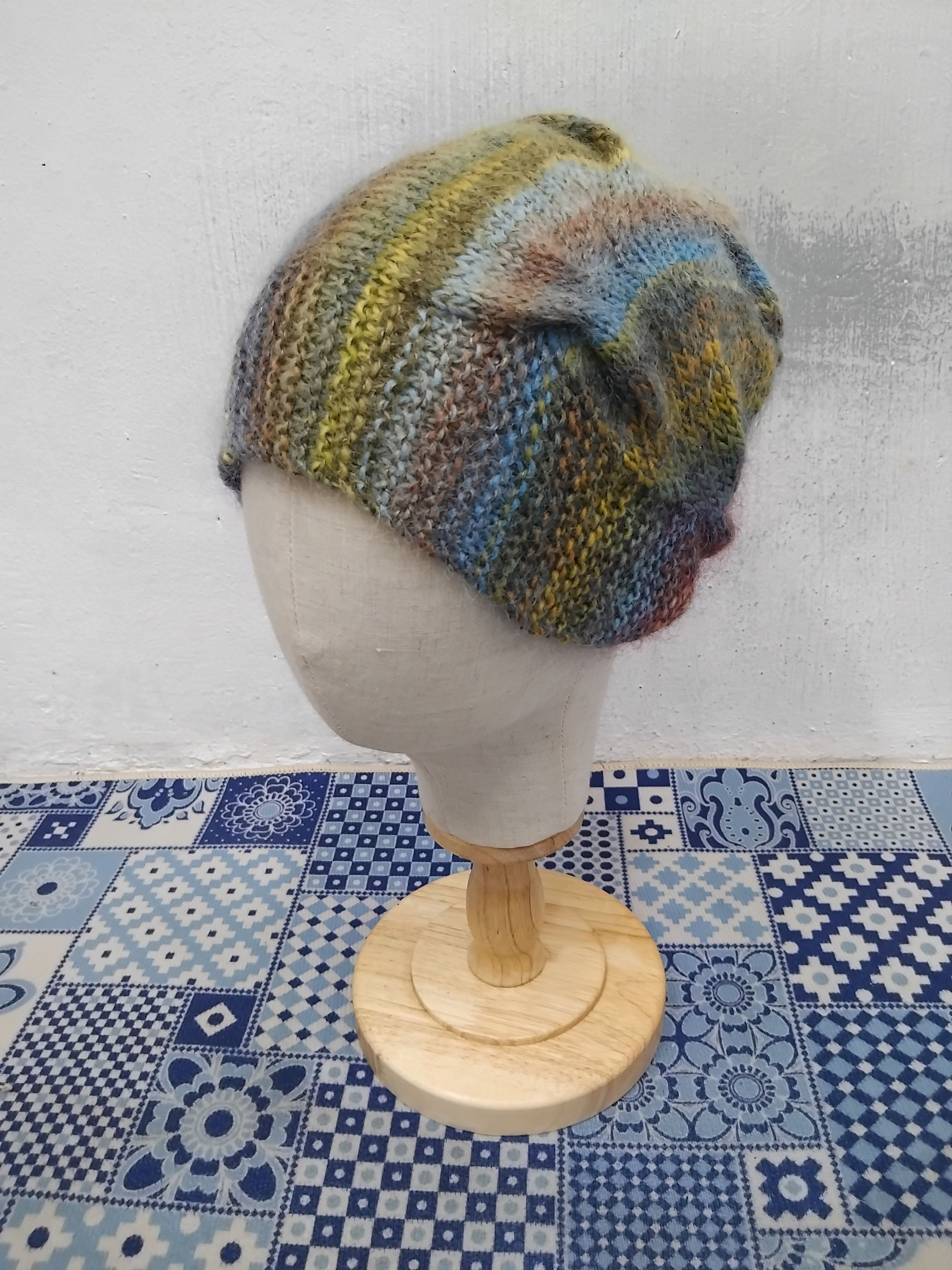 Japanese Brand 🔥Rainbow rugged style beanie Size ONE SIZE - 1 Thumbnail