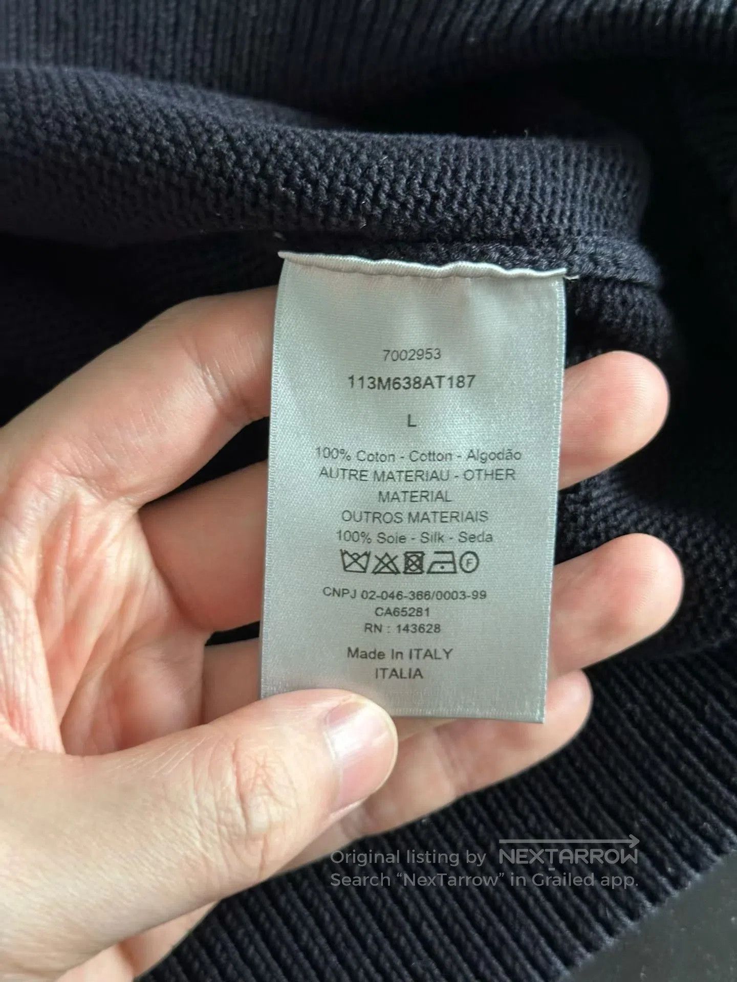 Dior Dior Dragon Arm Side Monogram Sweater| Size US L / EU 52-54 / 3 - 4 Thumbnail
