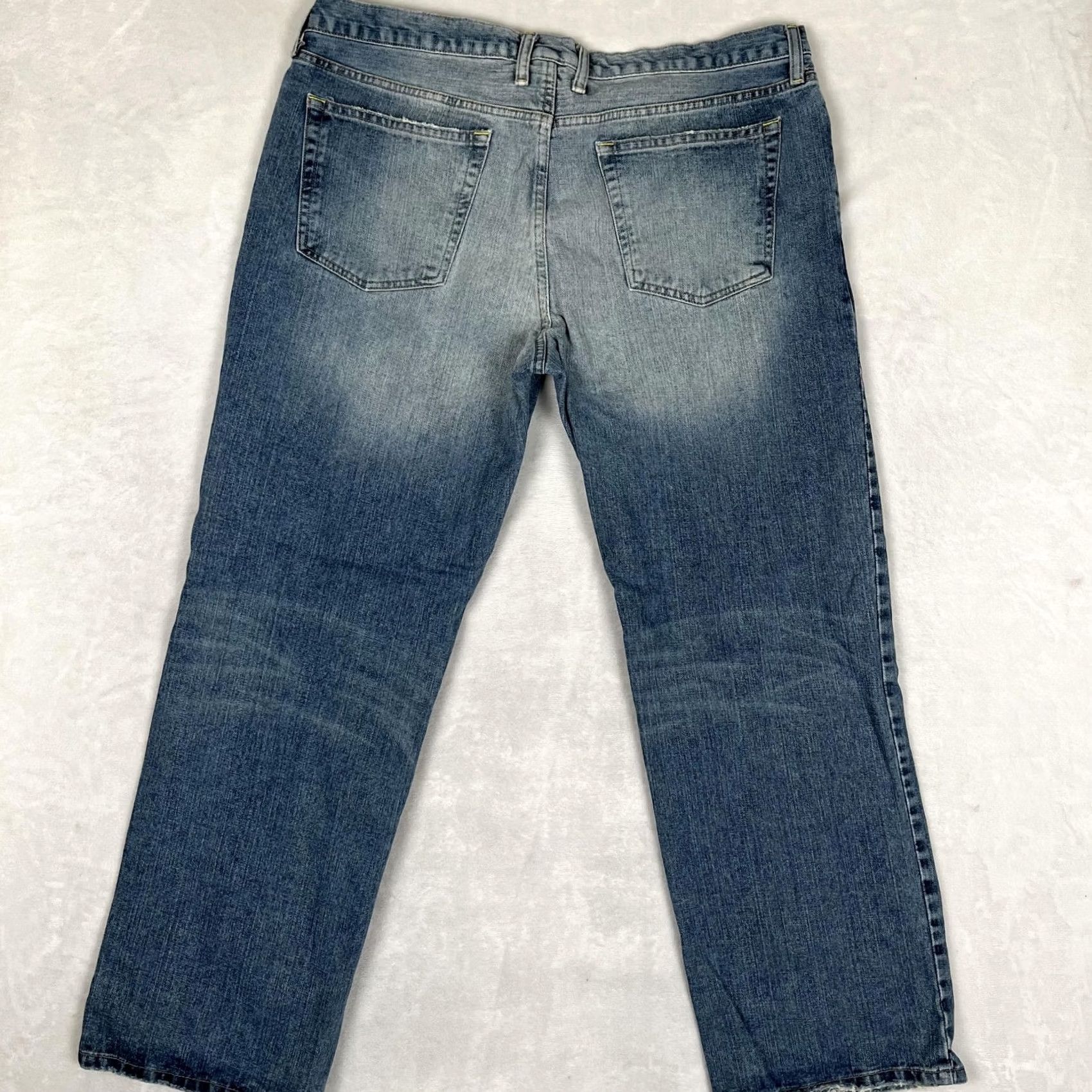 Mossimo VINTAGE Mossimo Supply Co Logan Jeans Mens 40x30 Blue Relaxed Straight Denim Y2K Jeans Mens 40x30 Blue Distressed Pockets Cotton Zip Belt Loops Size US 40 / EU 56 - 7 Thumbnail