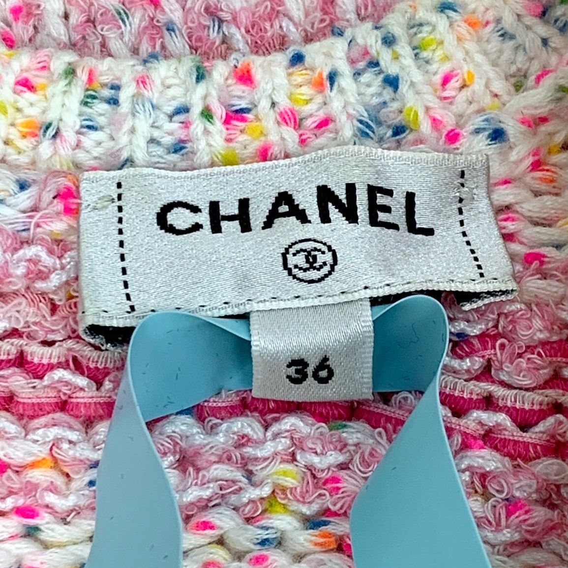 Chanel Chanel Striped Heart Intarsia Sleeveless Knit Vest K26WX Size XS / US 0-2 / IT 36-38 - 6 Thumbnail