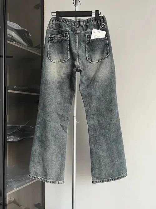 VIBE distressed faded yuppie flared jeans Size US 32 / EU 48 - 6 Thumbnail