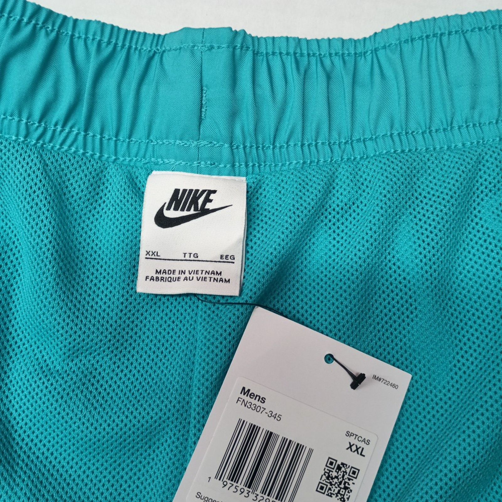 Nike Nike Men's 2XL Club Woven 6" Flow Shorts Teal Dusty Cactus Size US 42 / EU 58 - 4 Thumbnail
