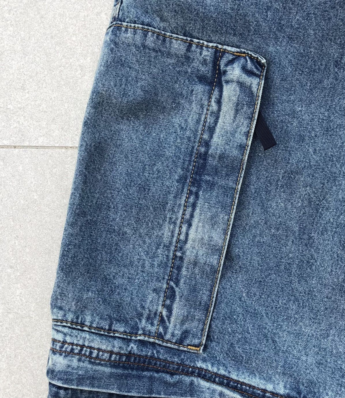 Undercover Undercover x GU Denim Convertible Wide Cargo Pants Size US 34 / EU 50 - 19 Thumbnail