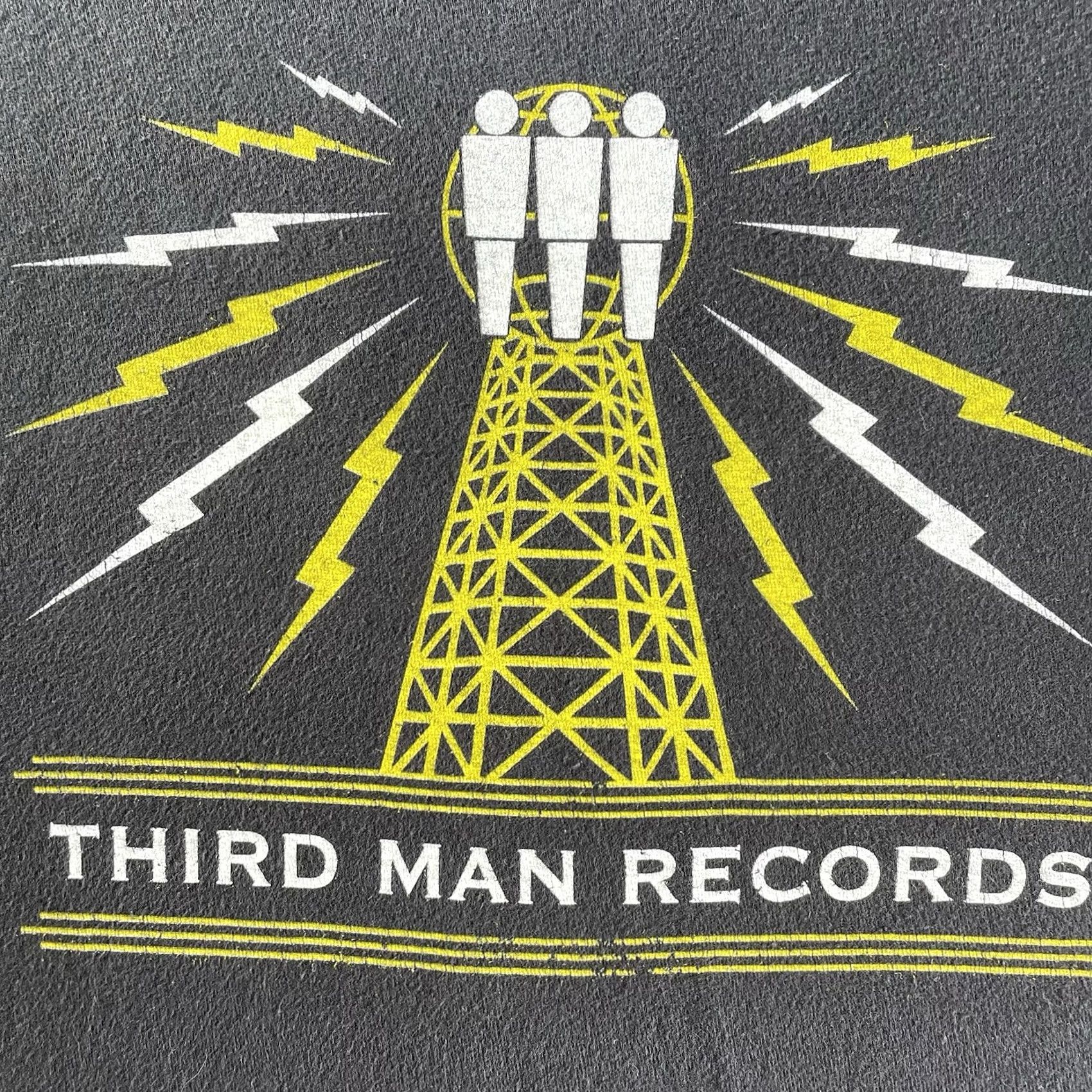 Vintage Third Man Records Shirt Mens 2XL Rock Indie Blues Jack White Stripe Shirt Size US XXL / EU 58 / 5 - 2 Thumbnail
