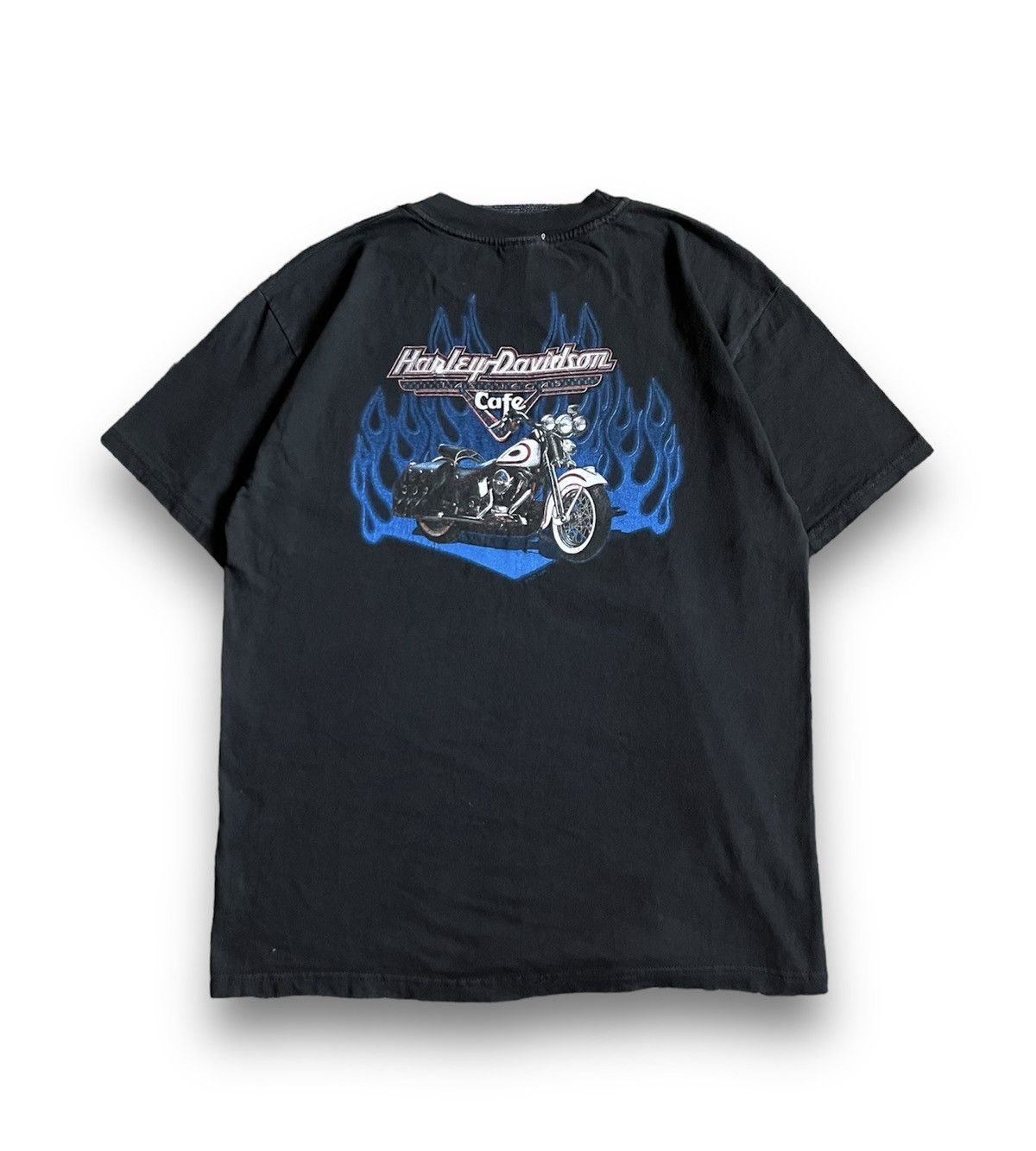 Vintage 1998 Harley Davidson Cafe Tee