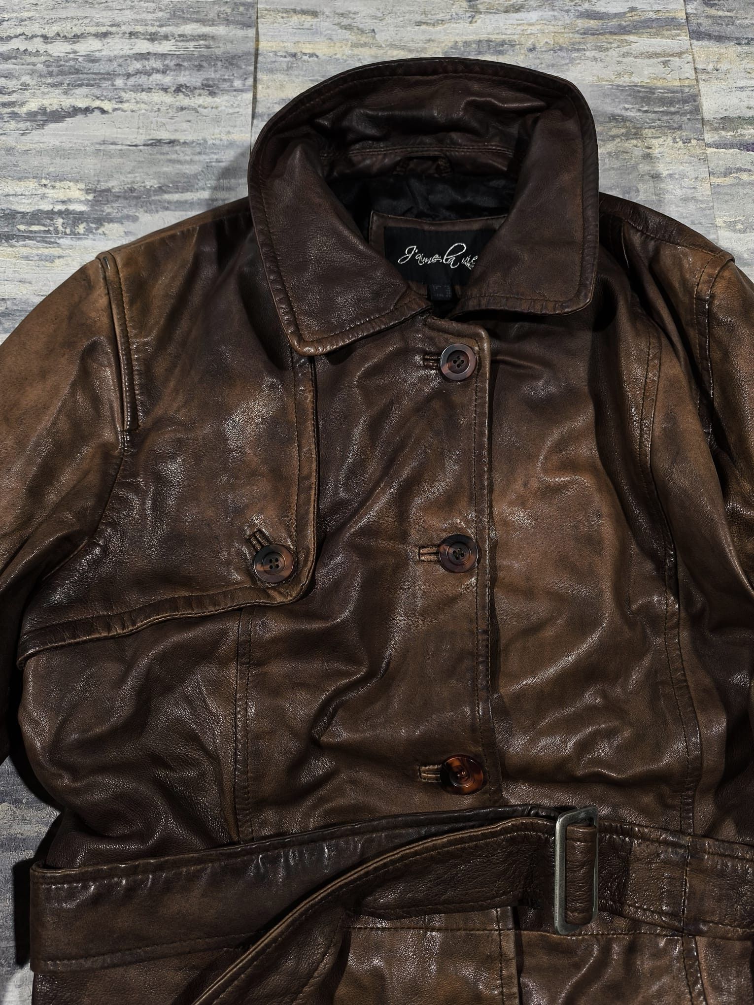 Yasuyuki Ishii vtg military leather trench raf simons carol christian poell Size US M / EU 48-50 / 2 - 2 Thumbnail