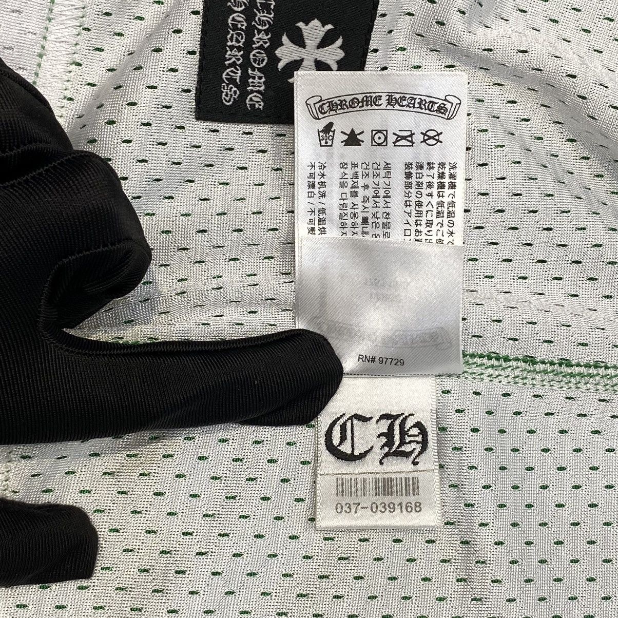 Chrome Hearts CHROME HEARTS Mesh Reversible Basketball Jersey GREEN/WHITE Size US L / EU 52-54 / 3 - 17 Thumbnail